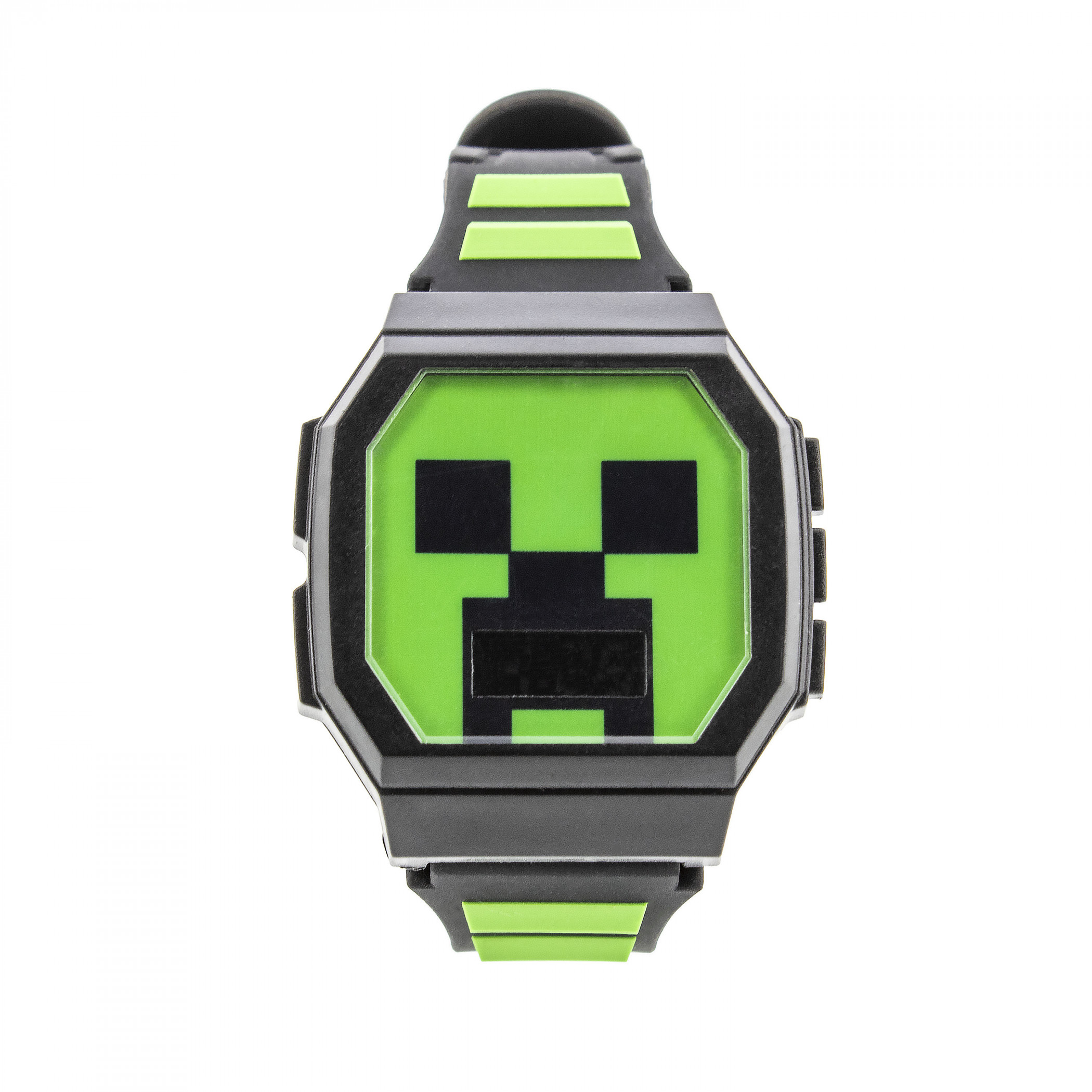 Minecraft Digital Watch with Silicone Band, Green