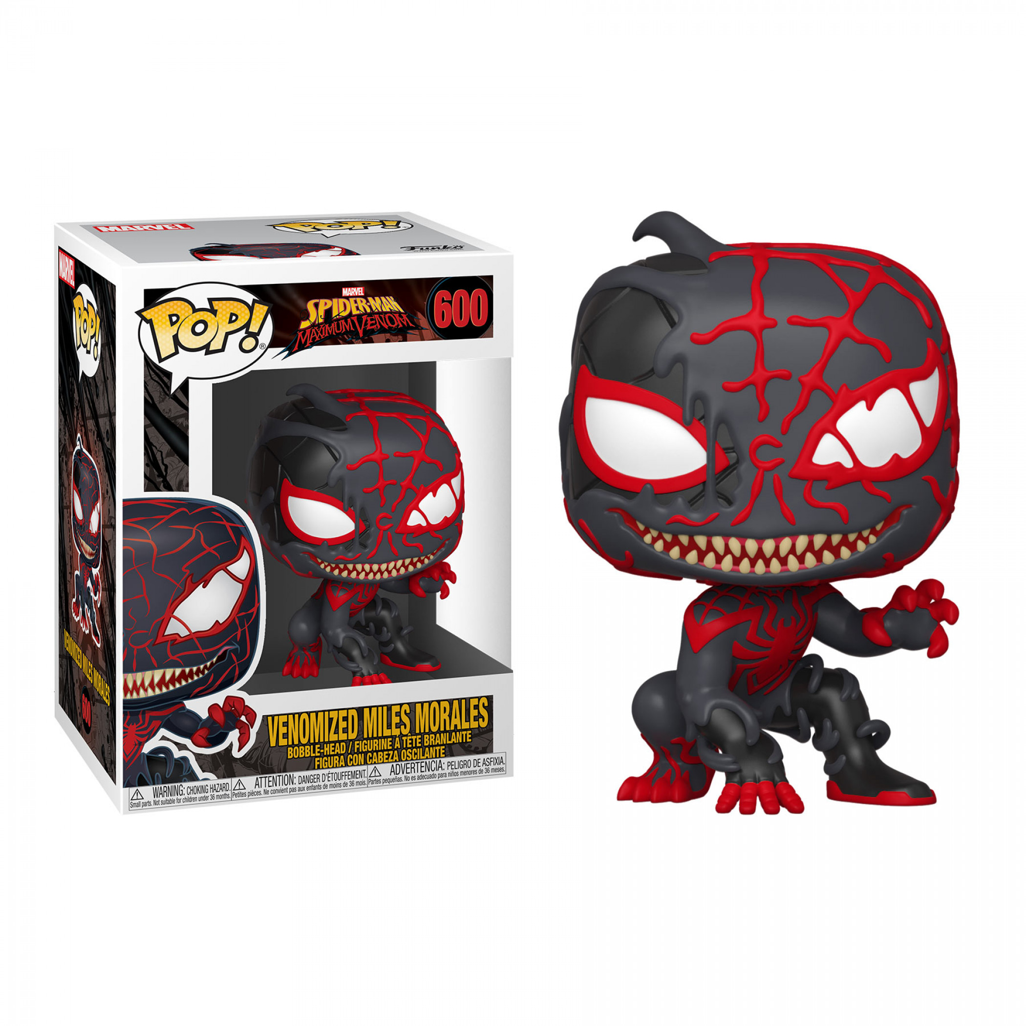 Venom and Miles Morales Spider-Man Mashup Funko Pop!, Black