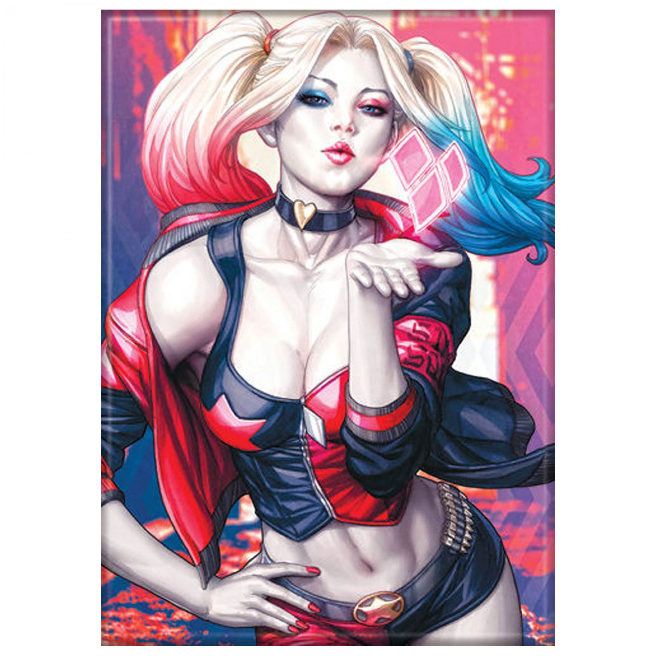 Harley Quinn Vol. 3 No. 1 ArtGerm Magnet, Red