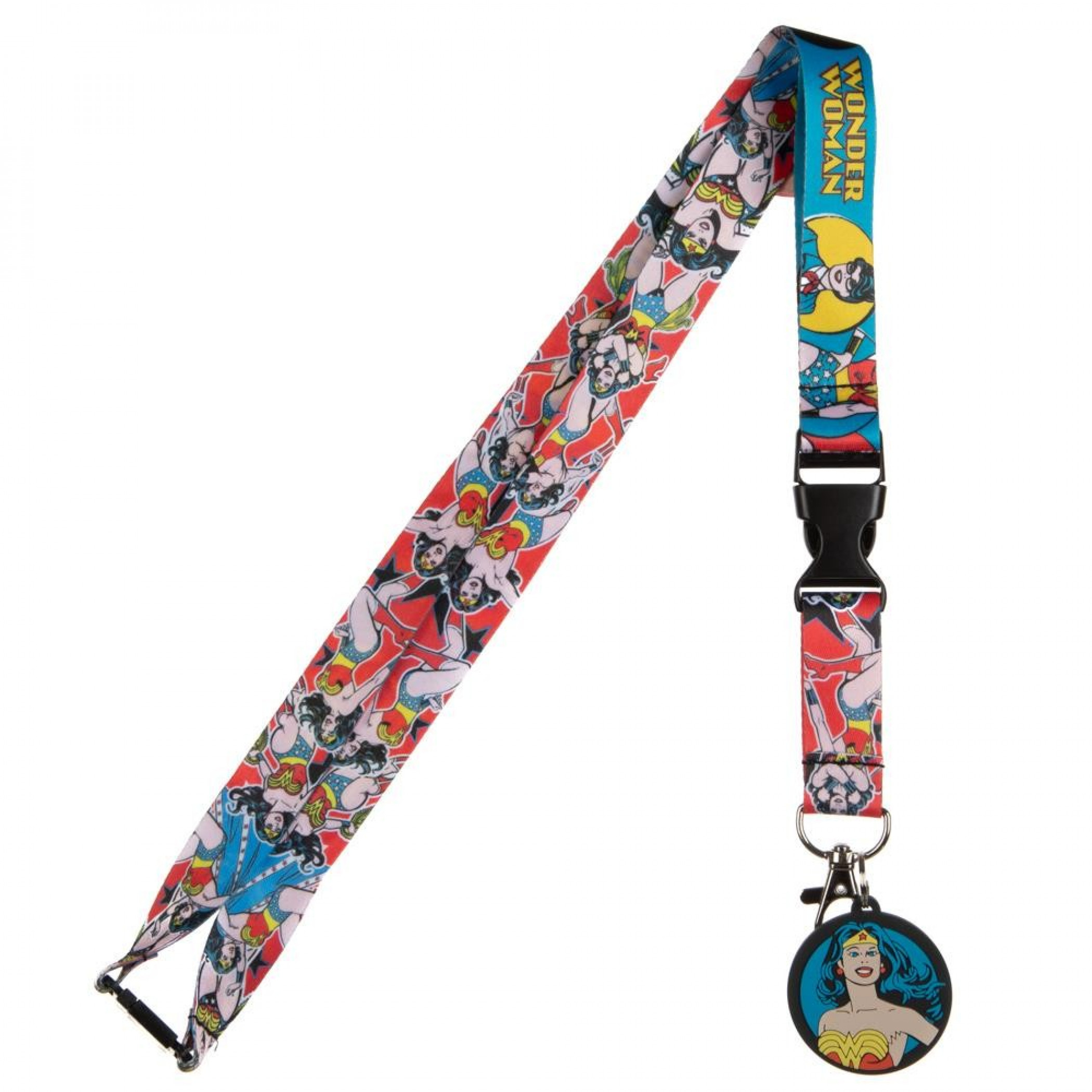 Wonder Woman Classic Lanyard, Multi-Color