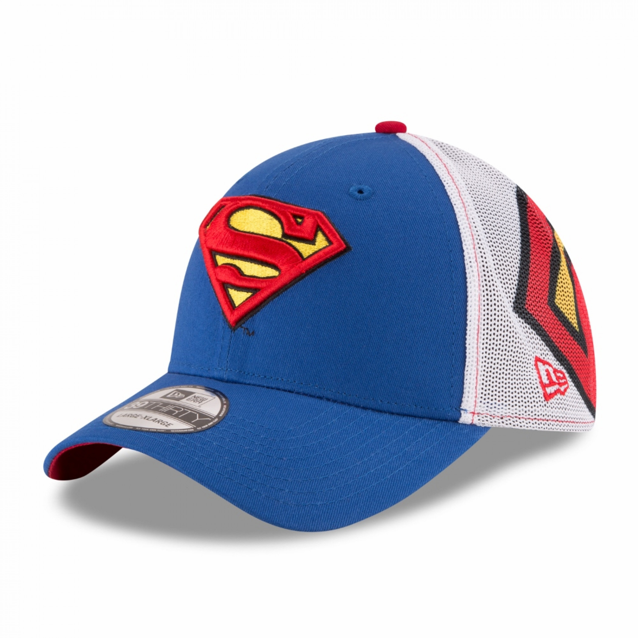 Superman Wrapped Symbol New Era 39Thirty Fitted Hat, Multi-Color
