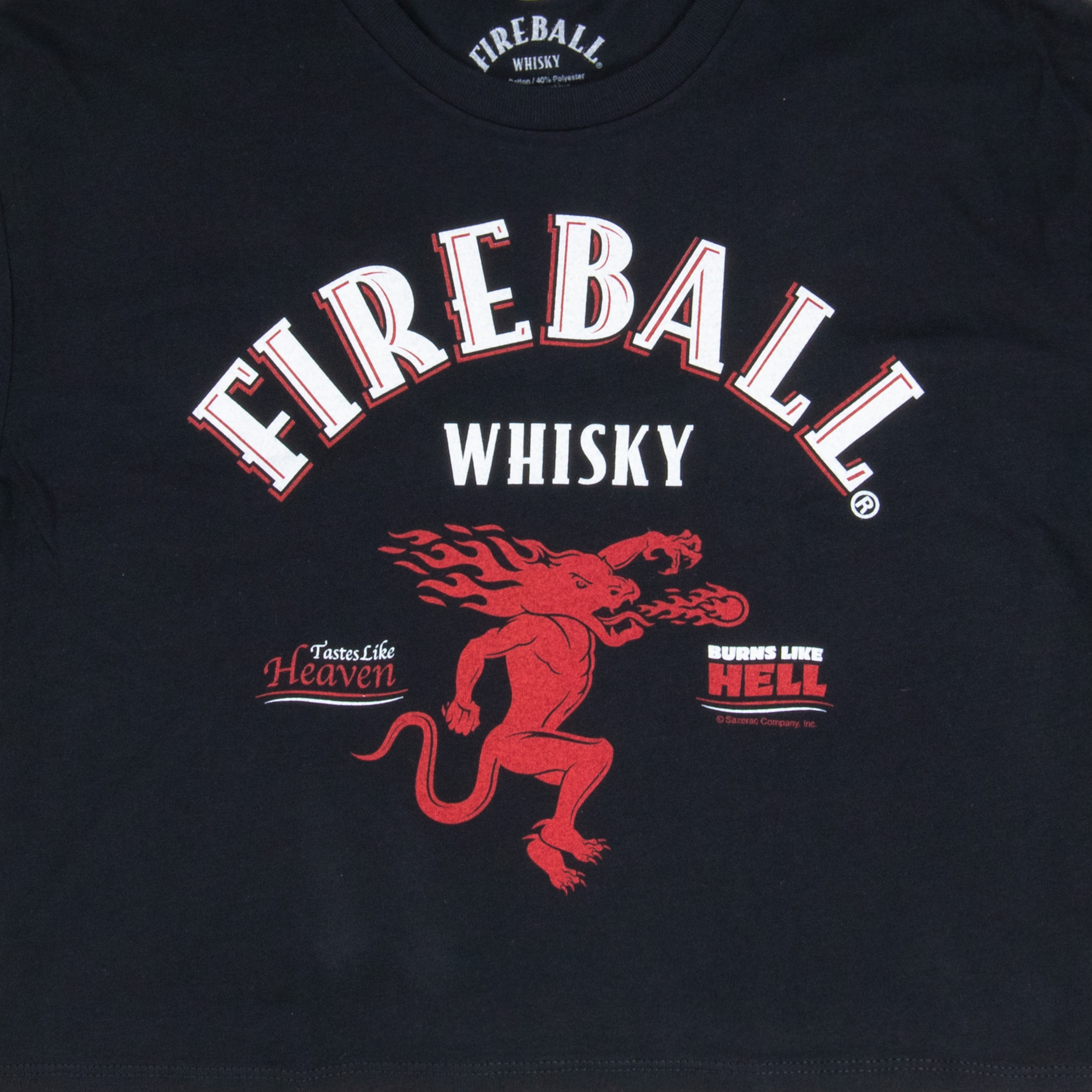 Fireball Whisky Women's Crop Top T-Shirt