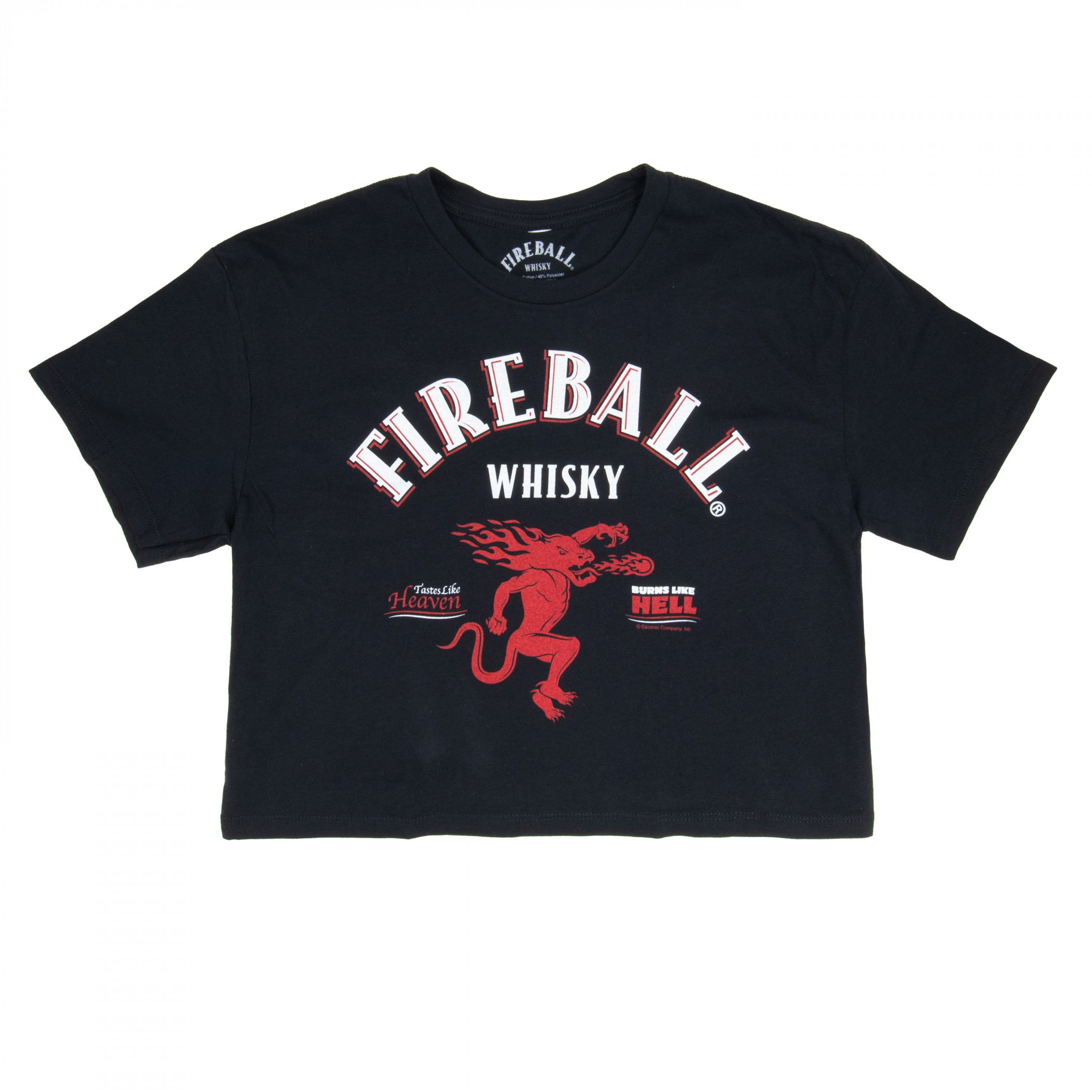Fireball Whisky Women's Crop Top T-Shirt