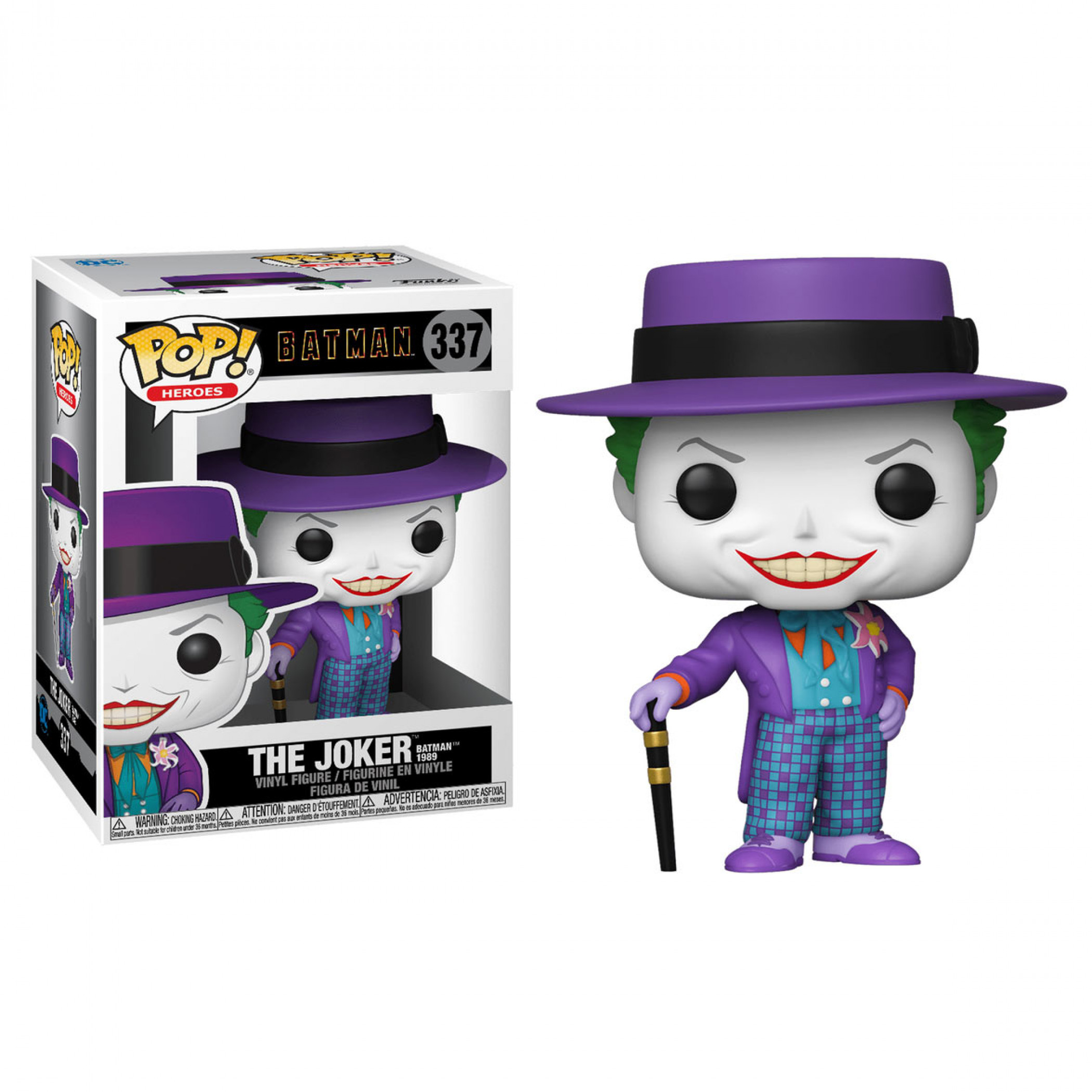 Batman 1989 Movie - Joker with Hat Funko Pop! Figure, Purple