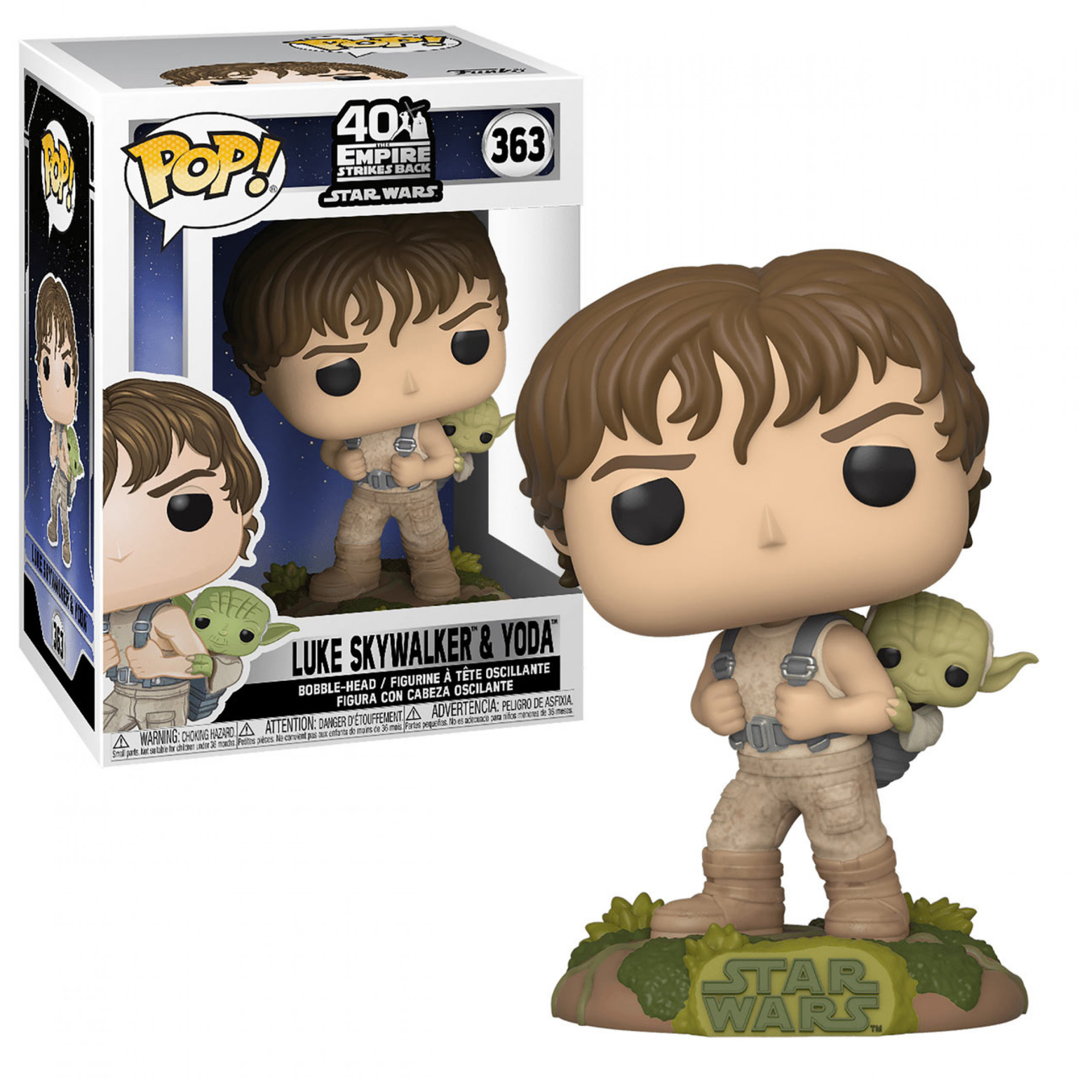 Star Wars - Training Luke with Yoda Funko Pop! Figure, Multi-Color