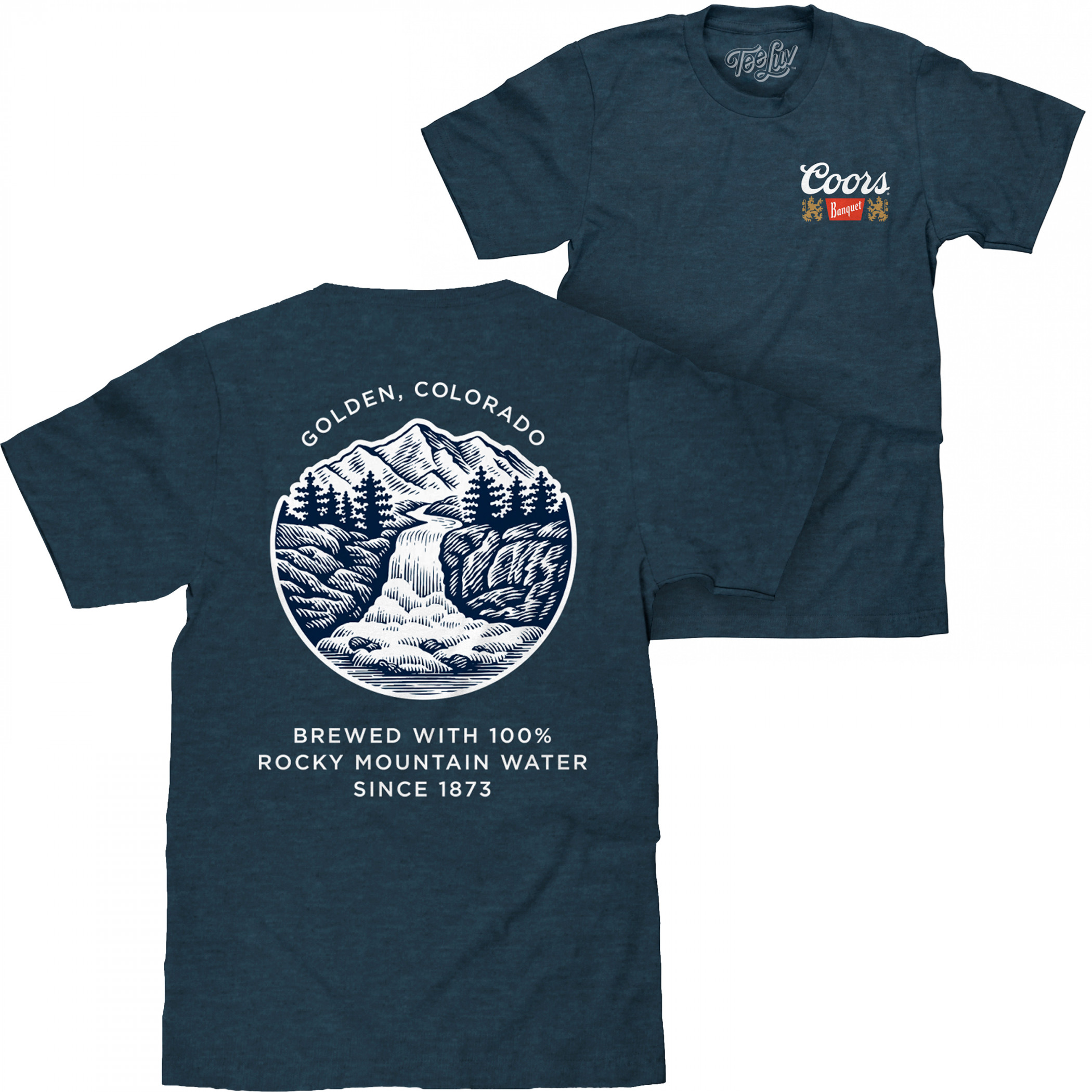 Coors Banquet Denim Colored T-Shirt