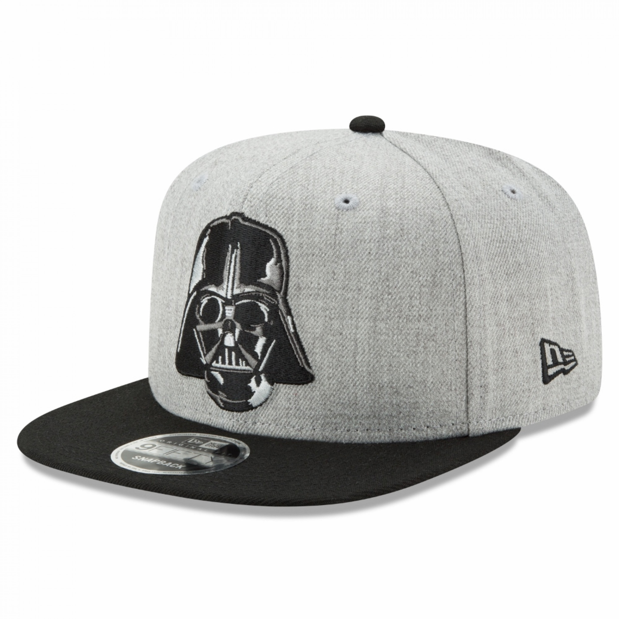 Star Wars Darth Vader Head Heather New Era 9Fifty Adjustable Hat, Grey