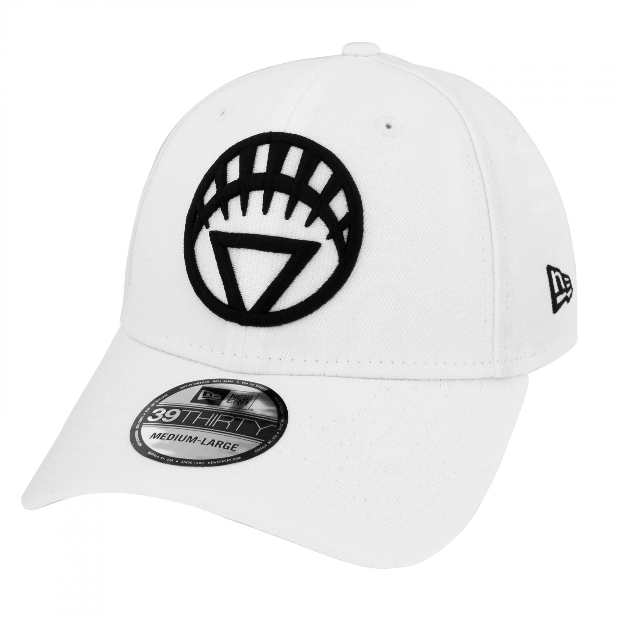 White Lantern Color Block New Era 39Thirty Fitted Hat, White