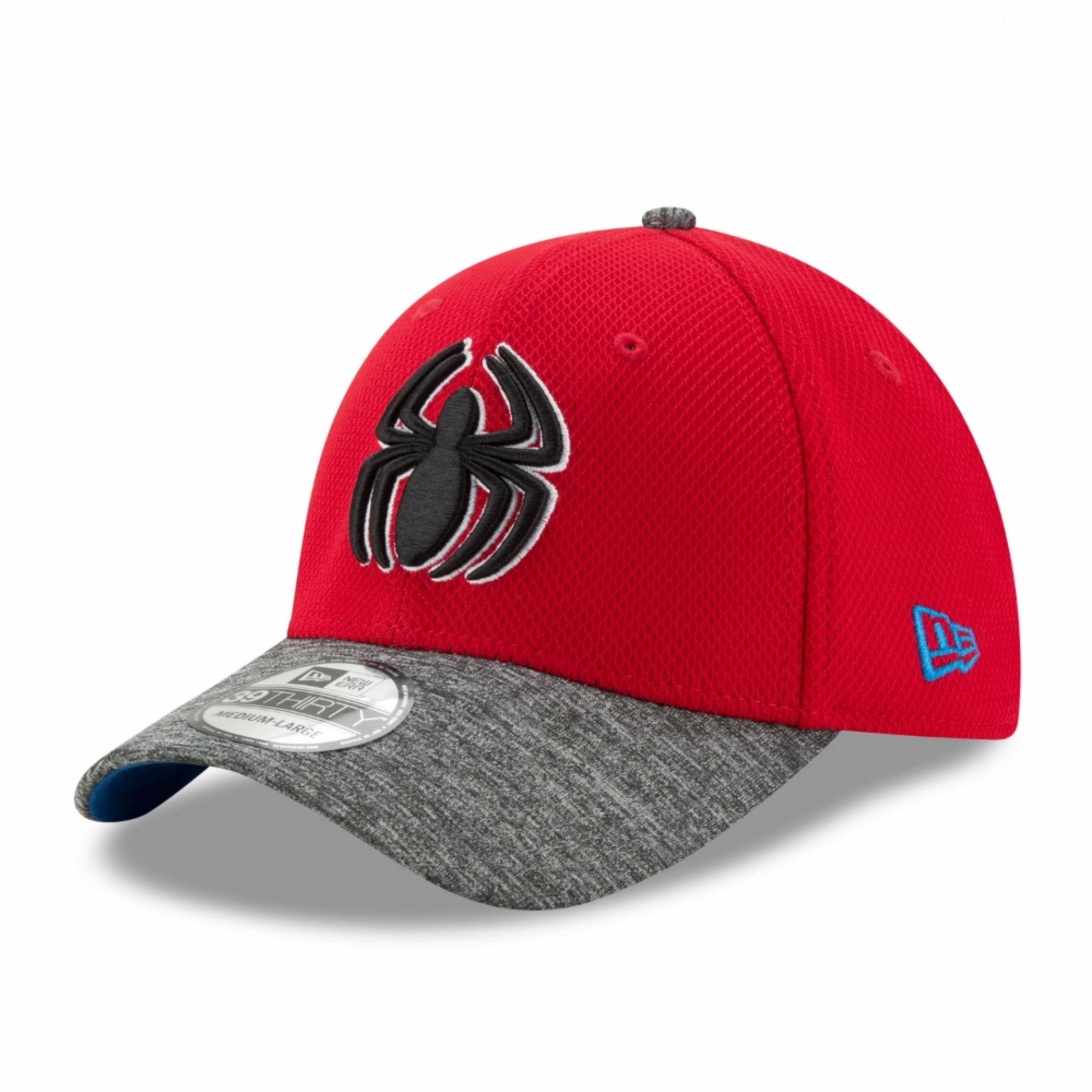 Spider-Man Shaded Team Colors New Era 39Thirty Flex Fitted Hat, Red