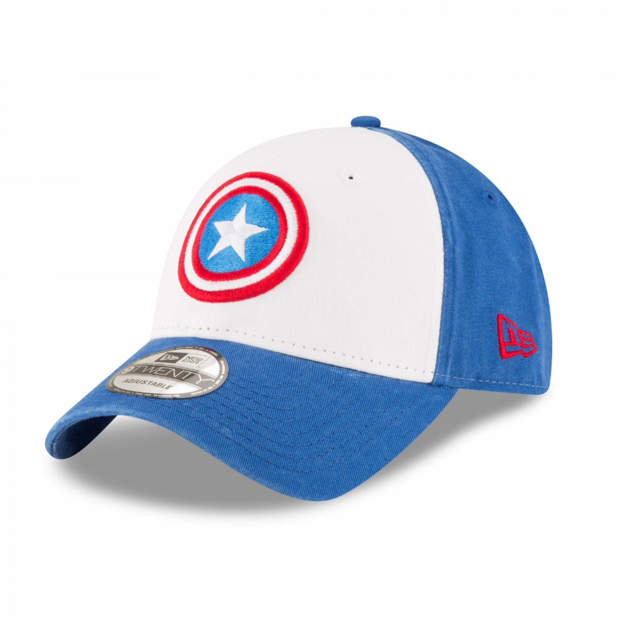 Captain America New Era 9Twenty Adjustable Dad Hat, Blue