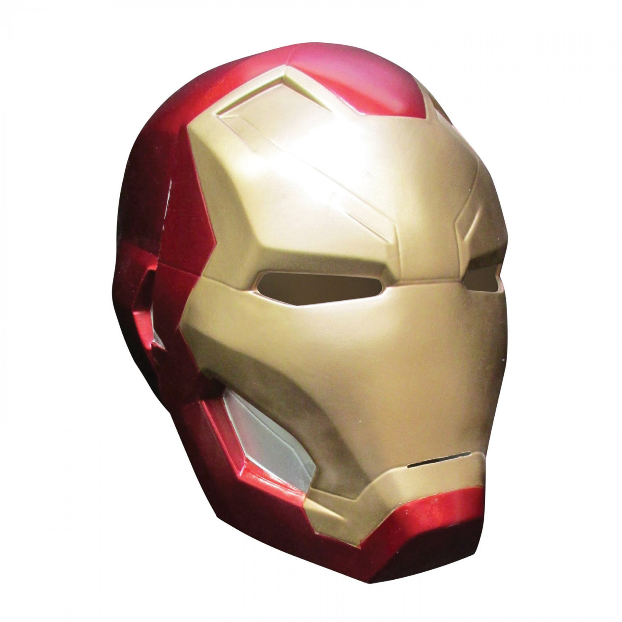 Iron Man Two Piece Costume Mask, Red