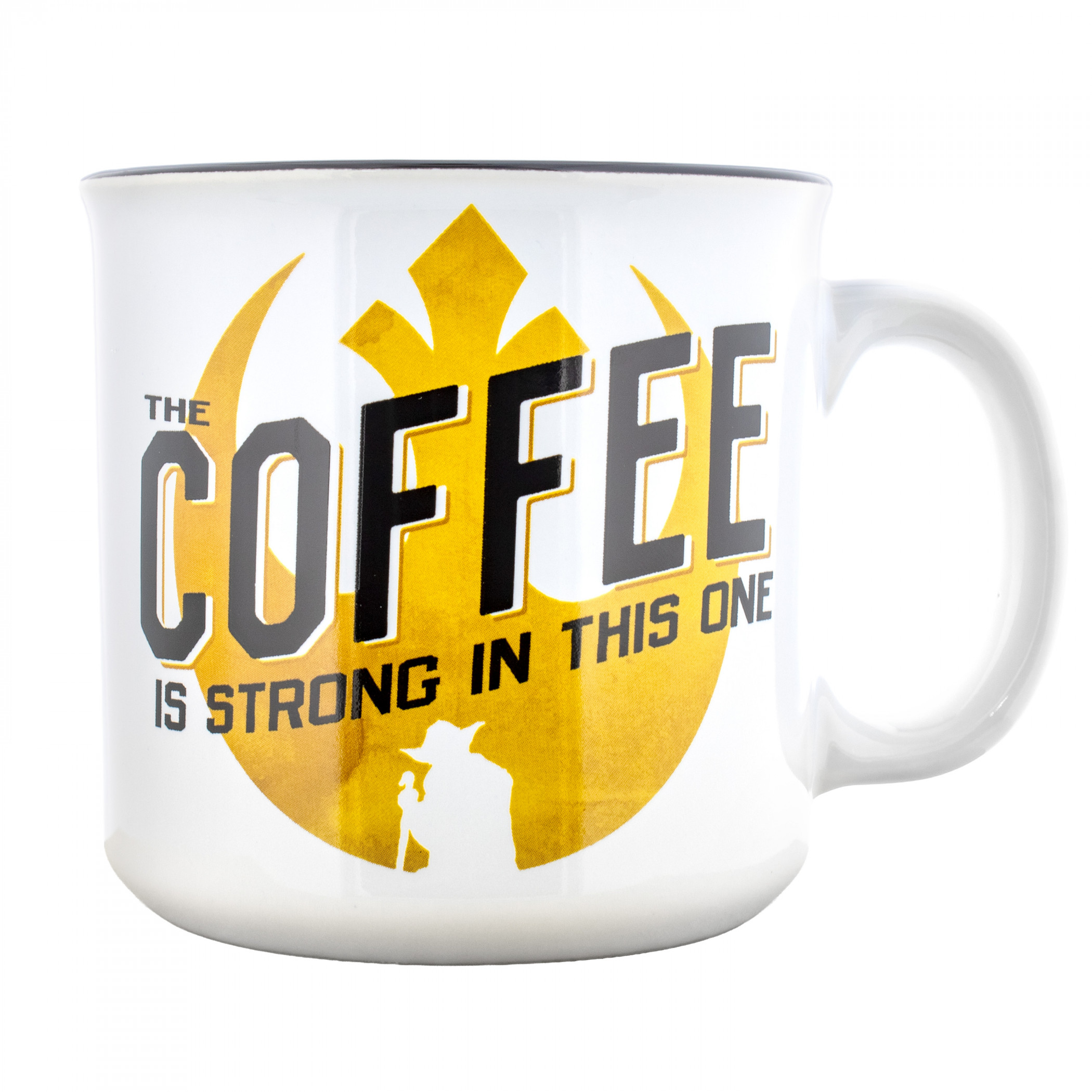 Star Wars The Coffee is Strong in This One 20 Ounce Mug, White