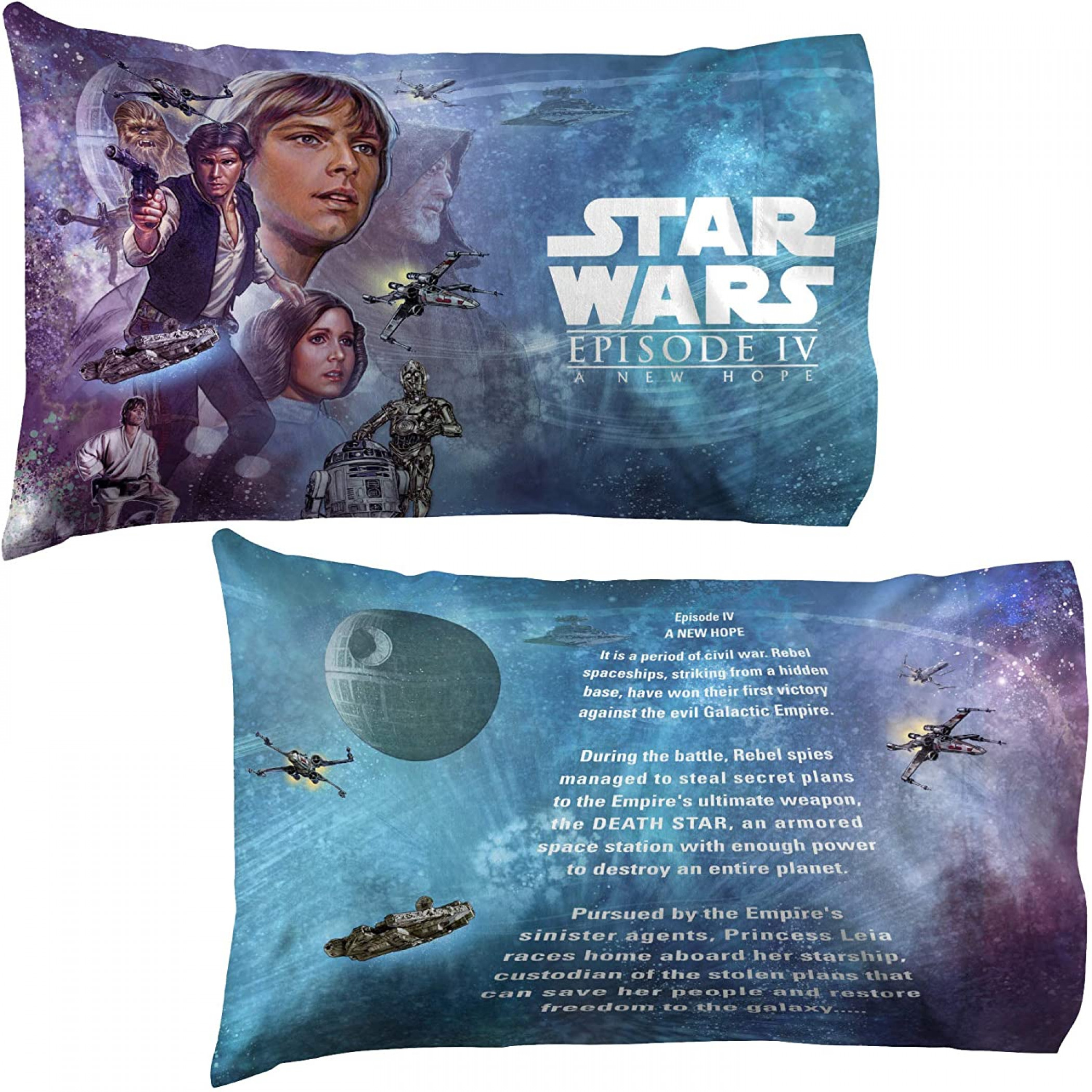 Star Wars A New Hope 2-Pack Pillowcase Set, Multi-Color