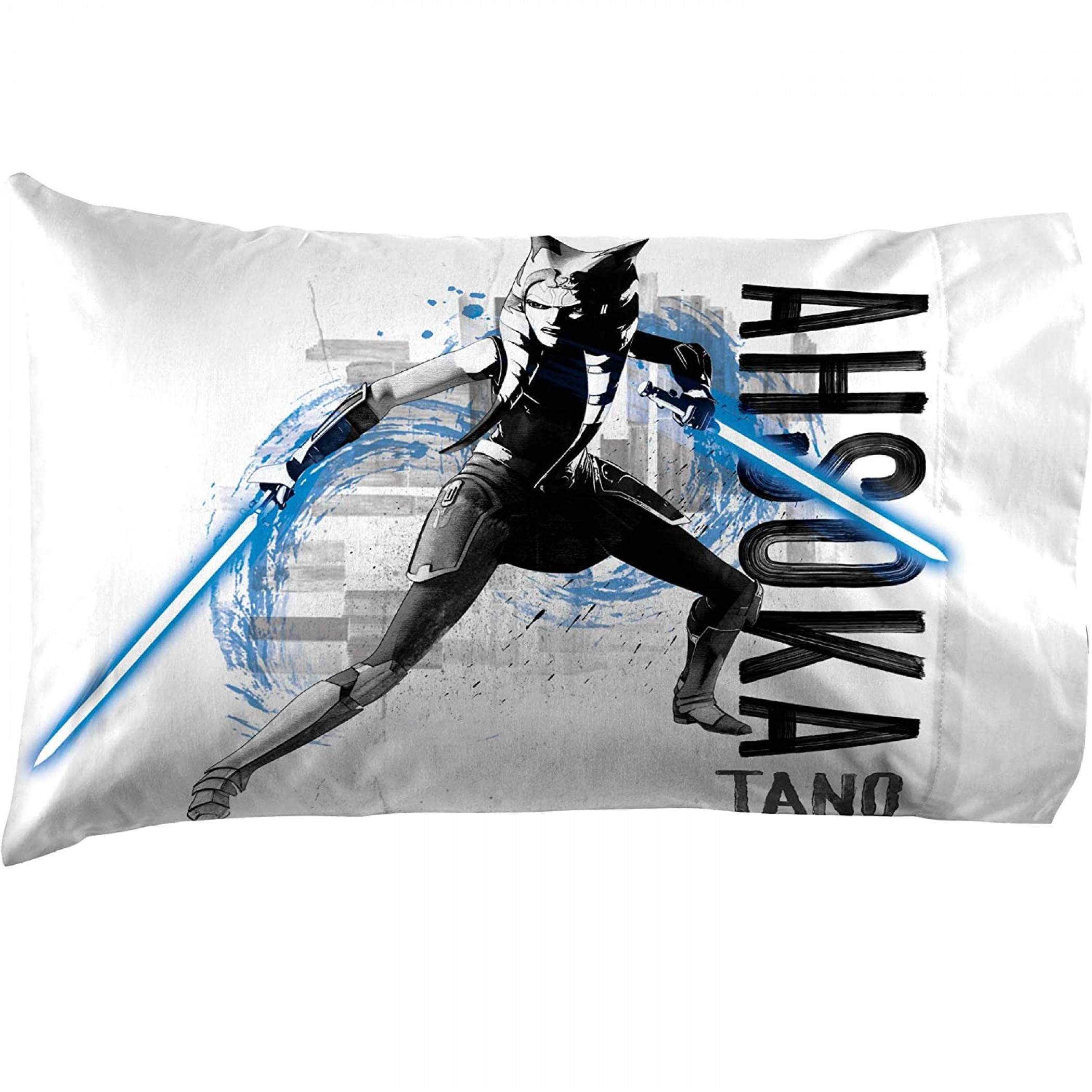 Star Wars Clone Wars Jedi No Jedi Pillowcase, White