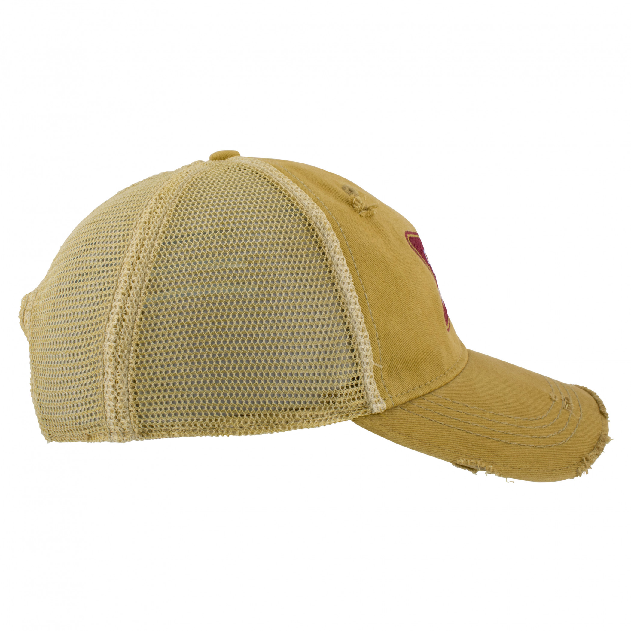 Miller High Life Gold Torn Mesh Retro Brand Trucker Hat