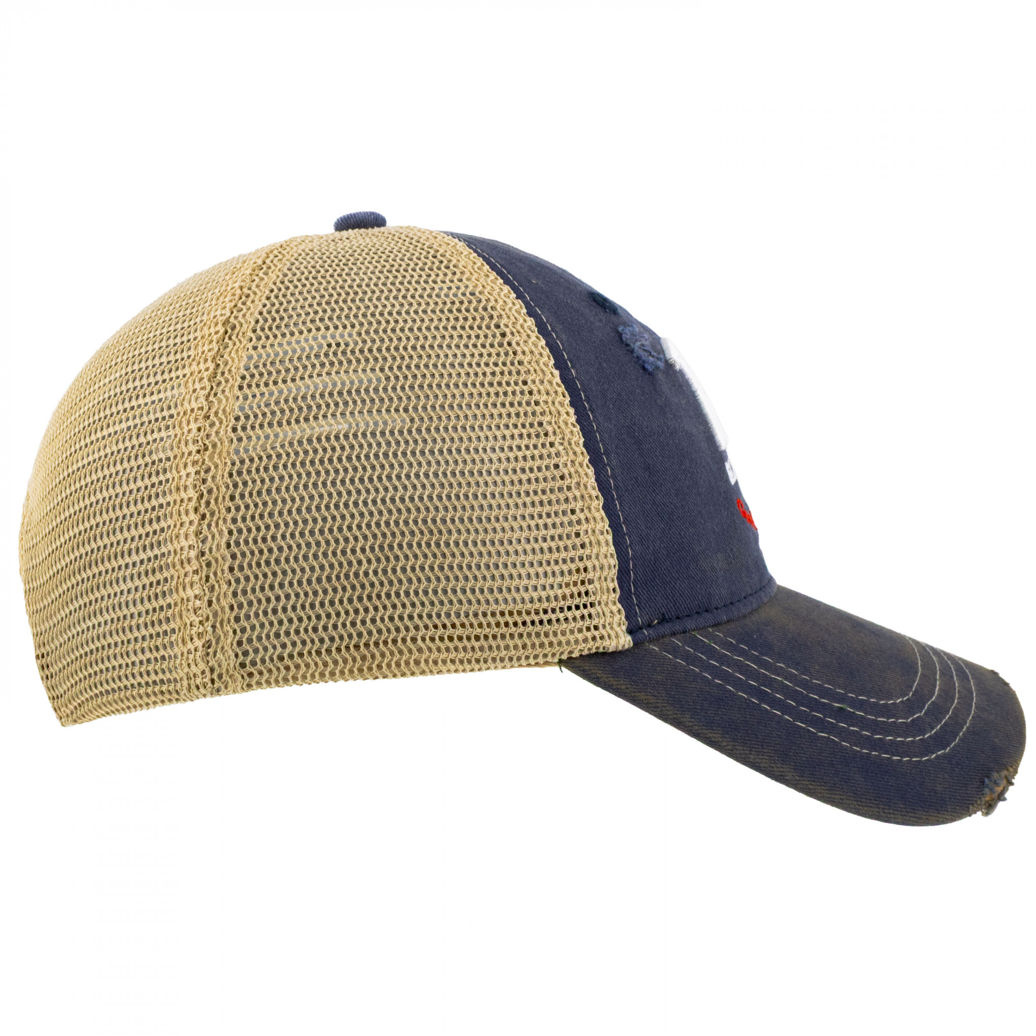 Pabst Blue Ribbon Beer Good Old Flavor Vintage Trucker Hat