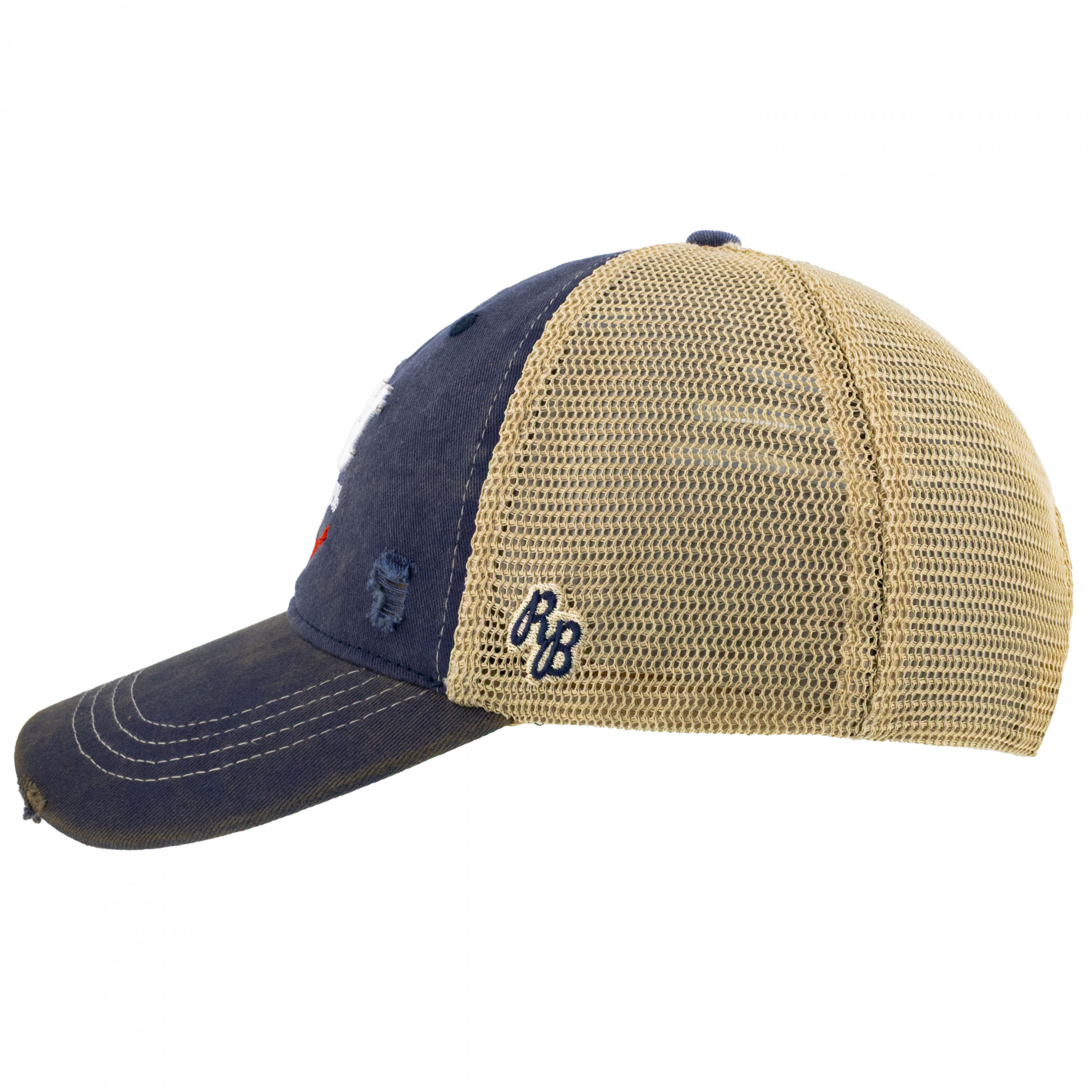 Pabst Blue Ribbon Beer Good Old Flavor Vintage Trucker Hat