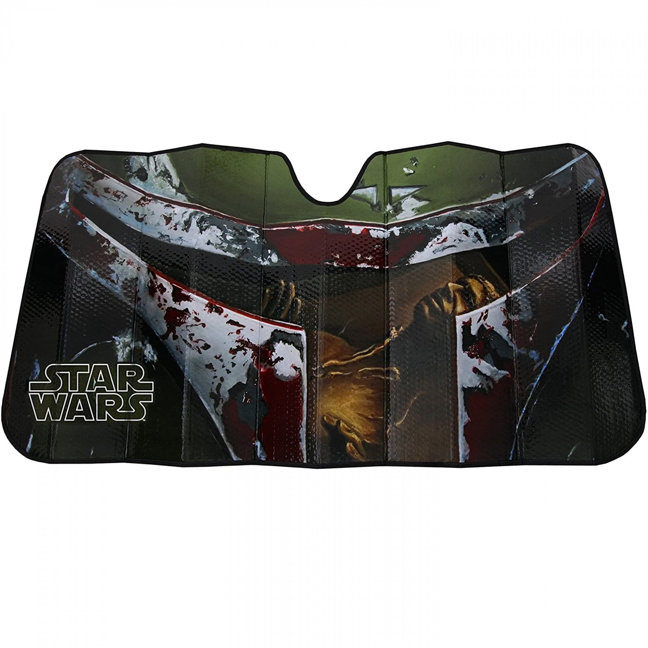 Star Wars Boba Fett Accordion Sunshade, Multi-Color