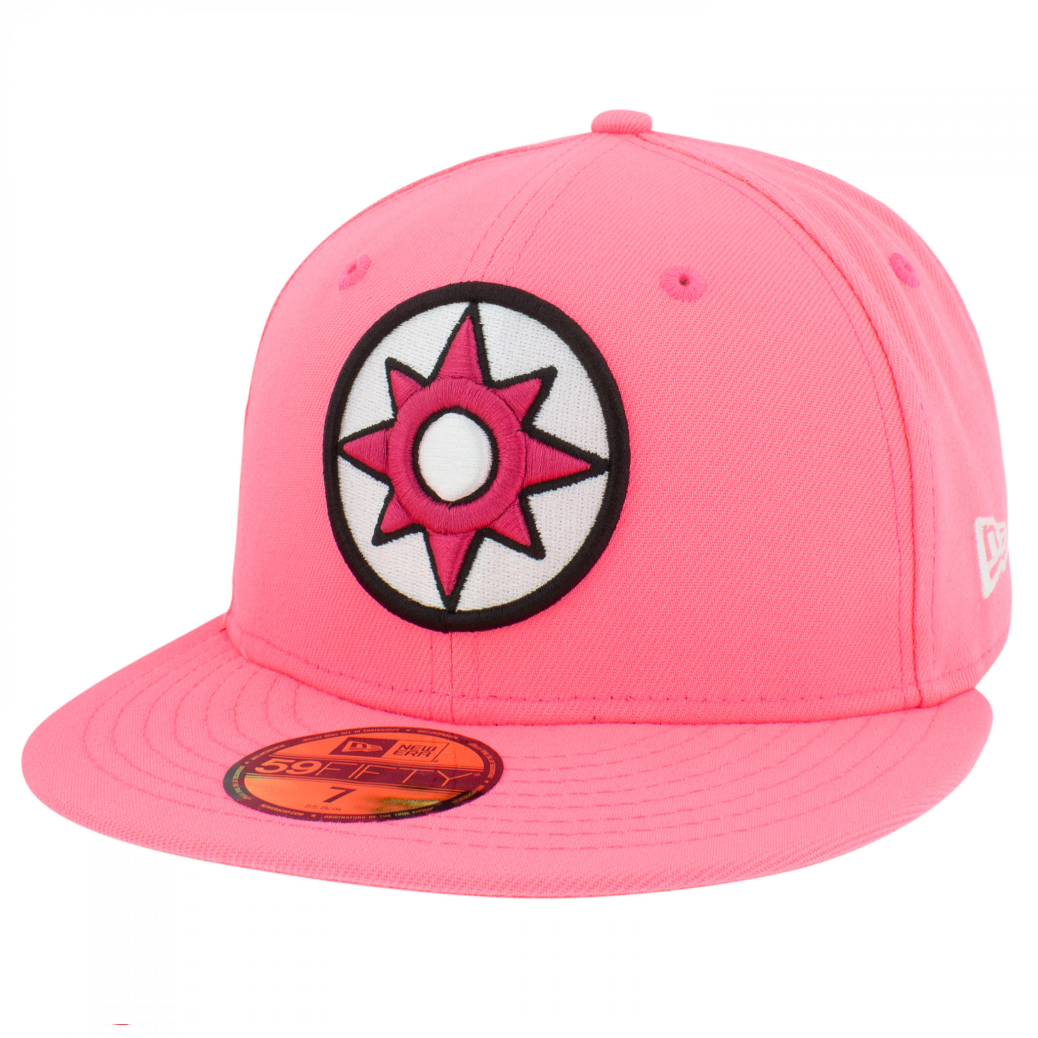 Pink Lantern Color Block New Era 59Fifty Fitted Hat, Pink