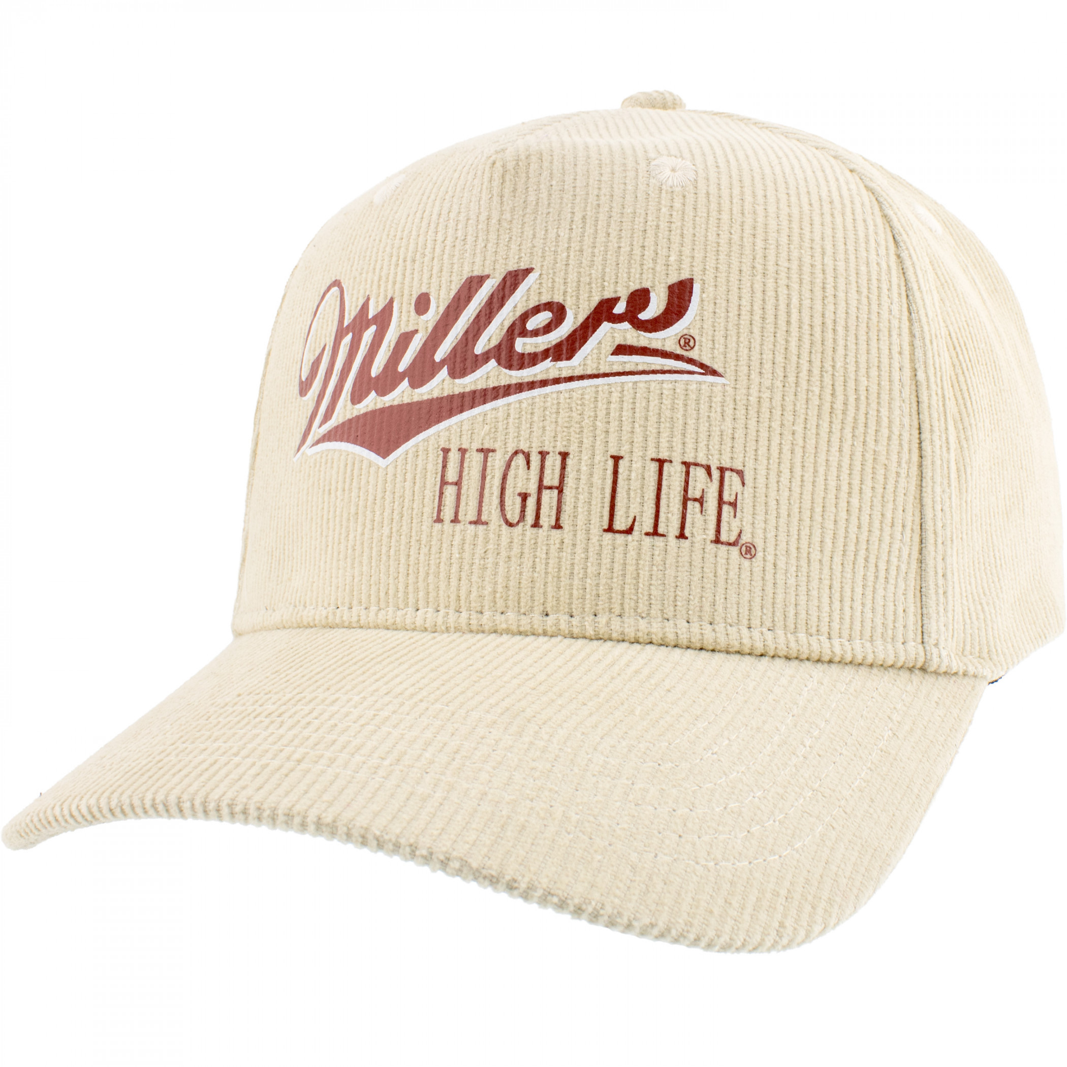 Miller High Life Beer Printed Corduroy Hat