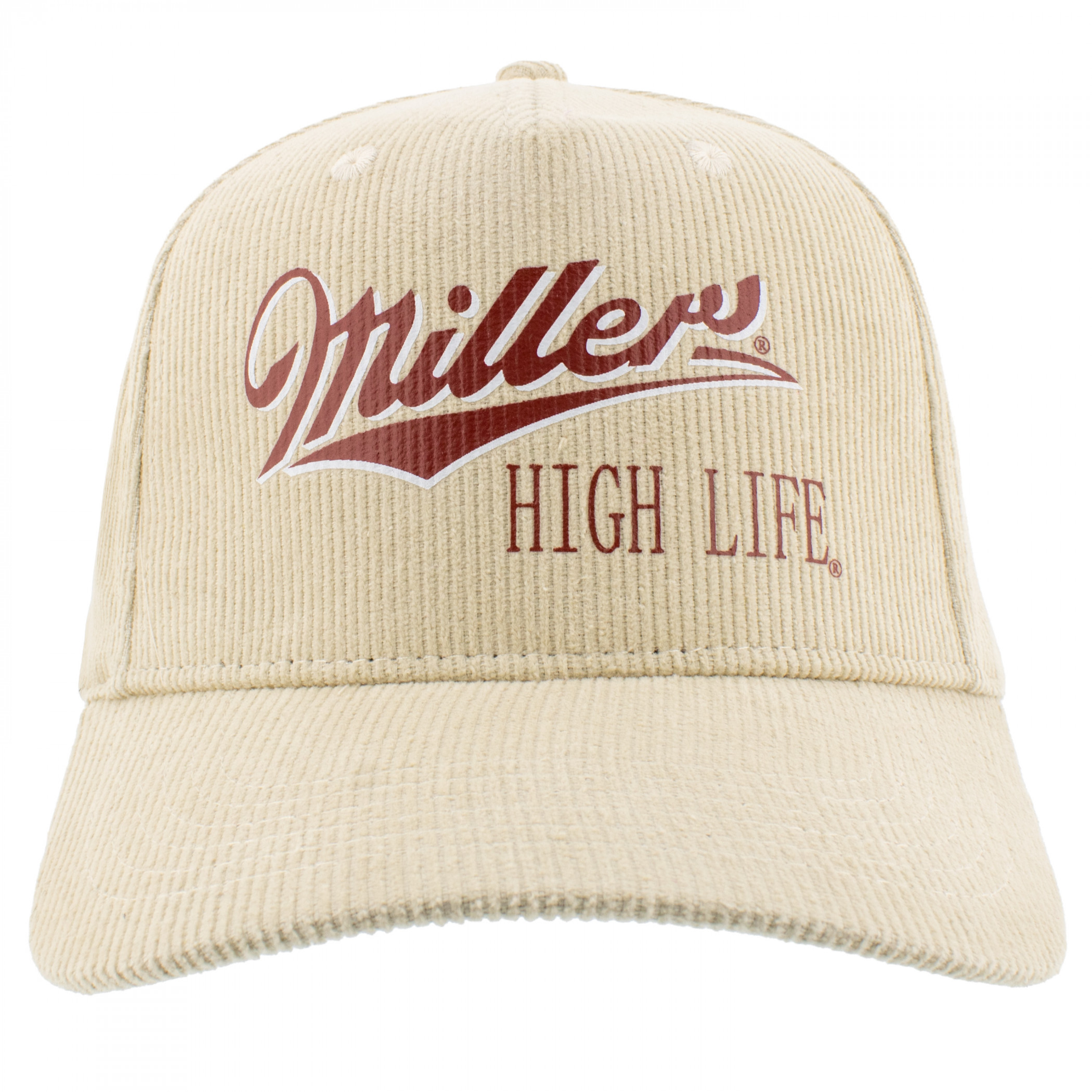 Miller High Life Beer Printed Corduroy Hat