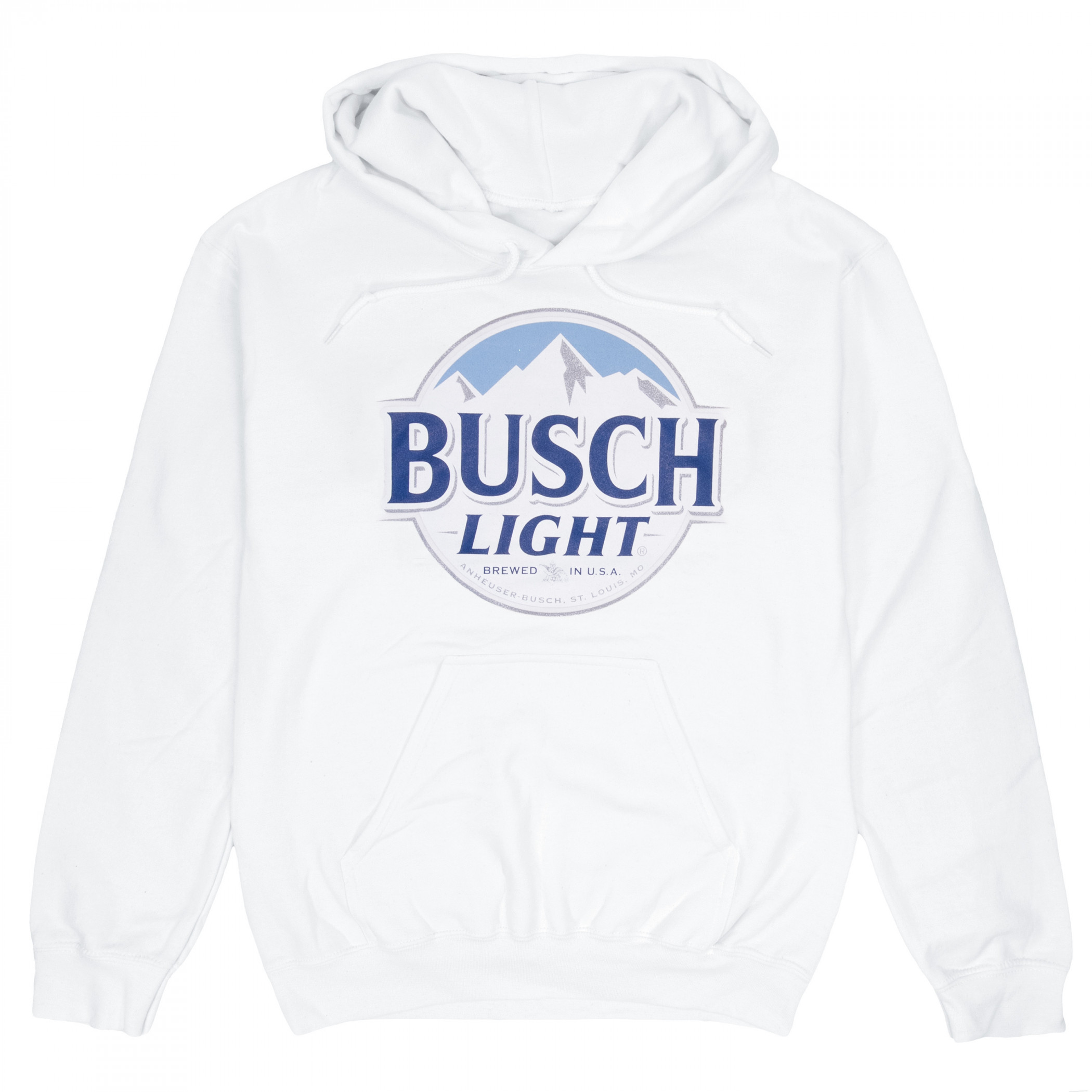Busch Light Beer Logo White Colorway Hoodie