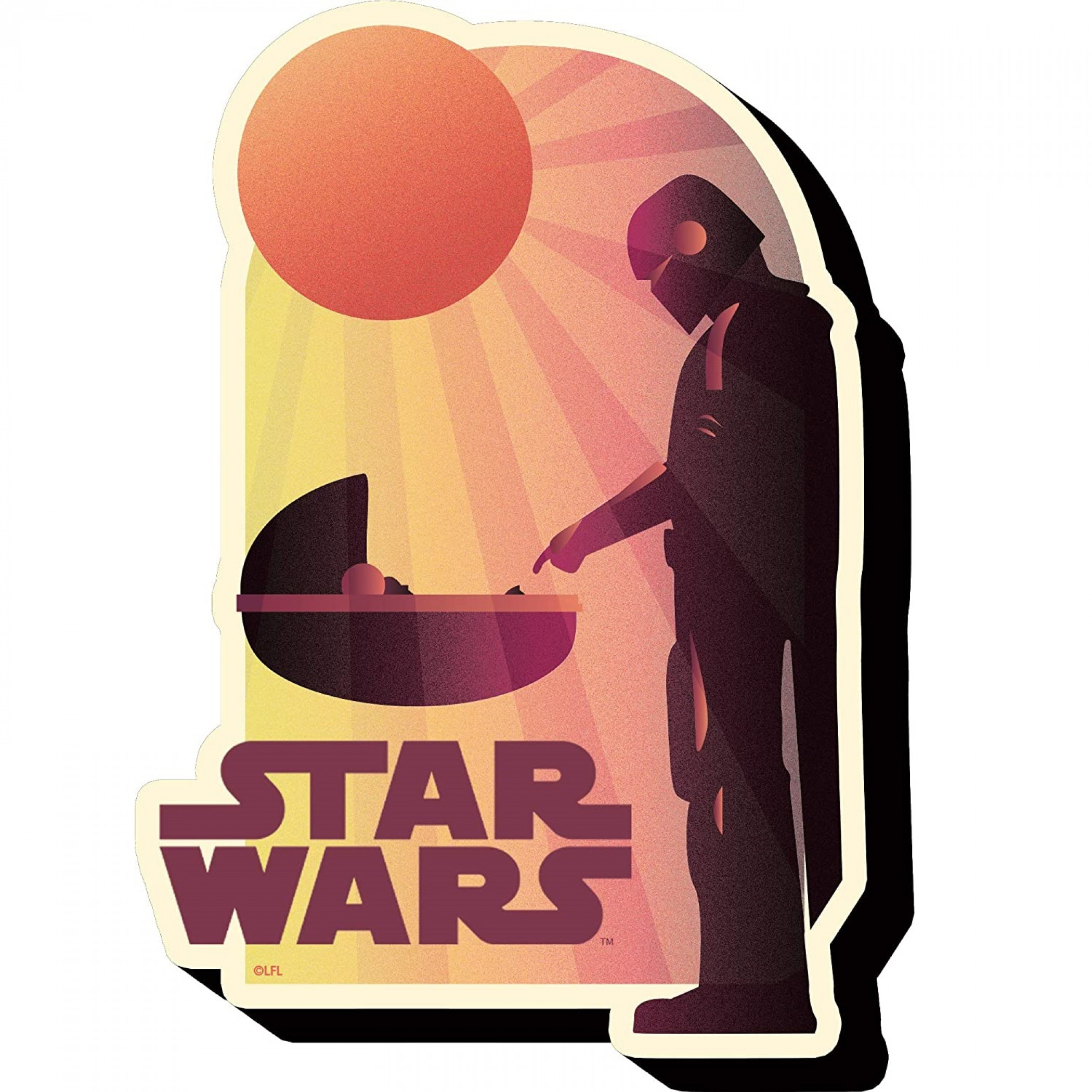 Star Wars The Mandalorian The Child Touch Magnet, Multi-Color