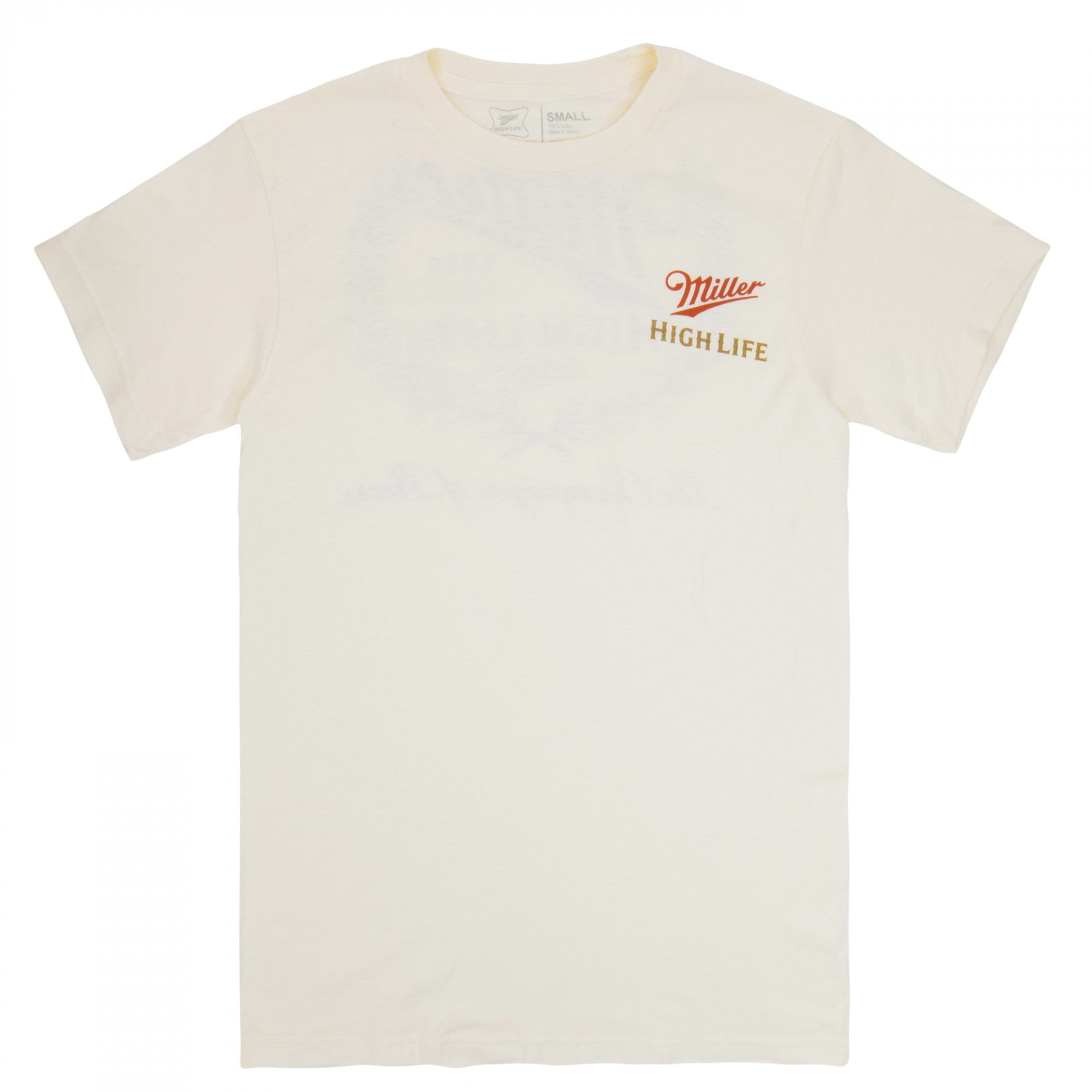 Miller High Life Champagne of Beers Front and Back Print T-Shirt