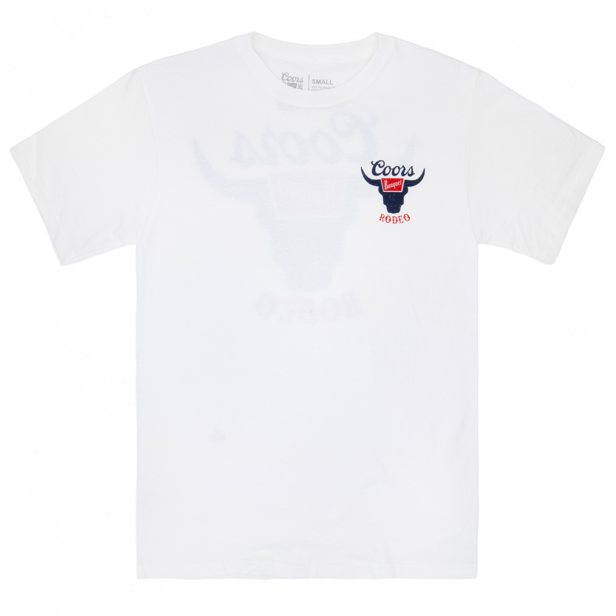 Coors Rodeo Front and Back Print T-Shirt