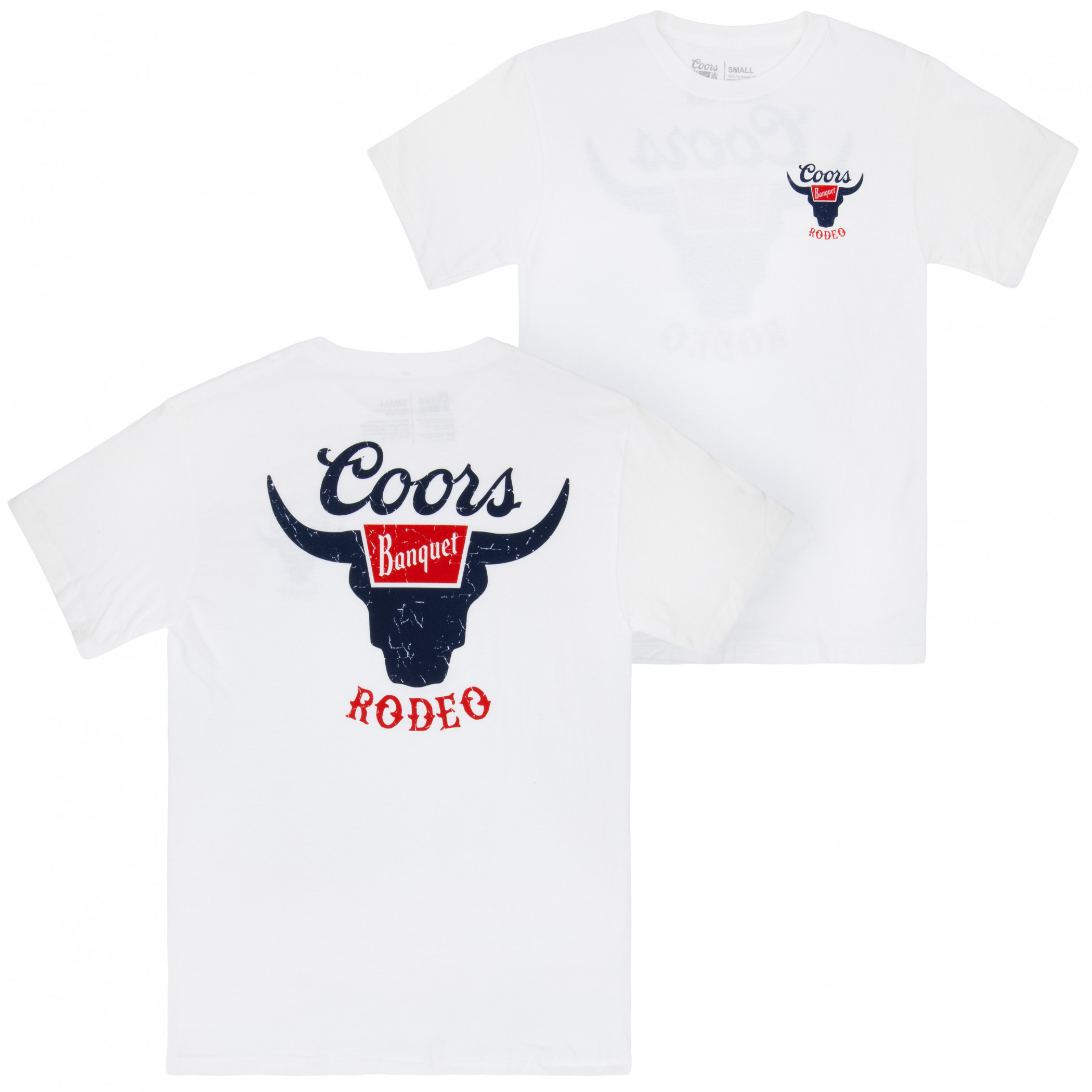 Coors Rodeo Front and Back Print T-Shirt
