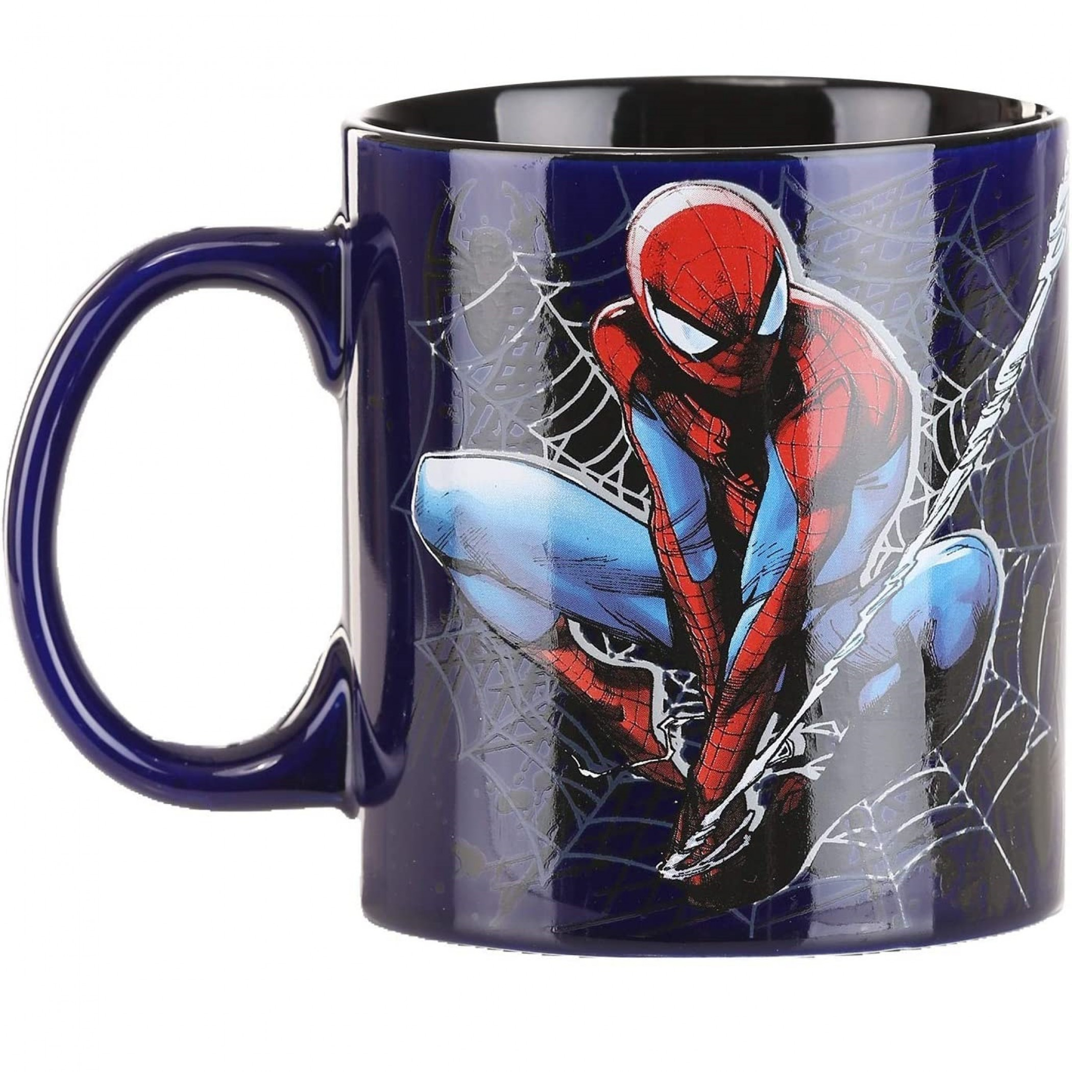 Spider-Man 20 Ounce Jumbo Ceramic Mug, Blue