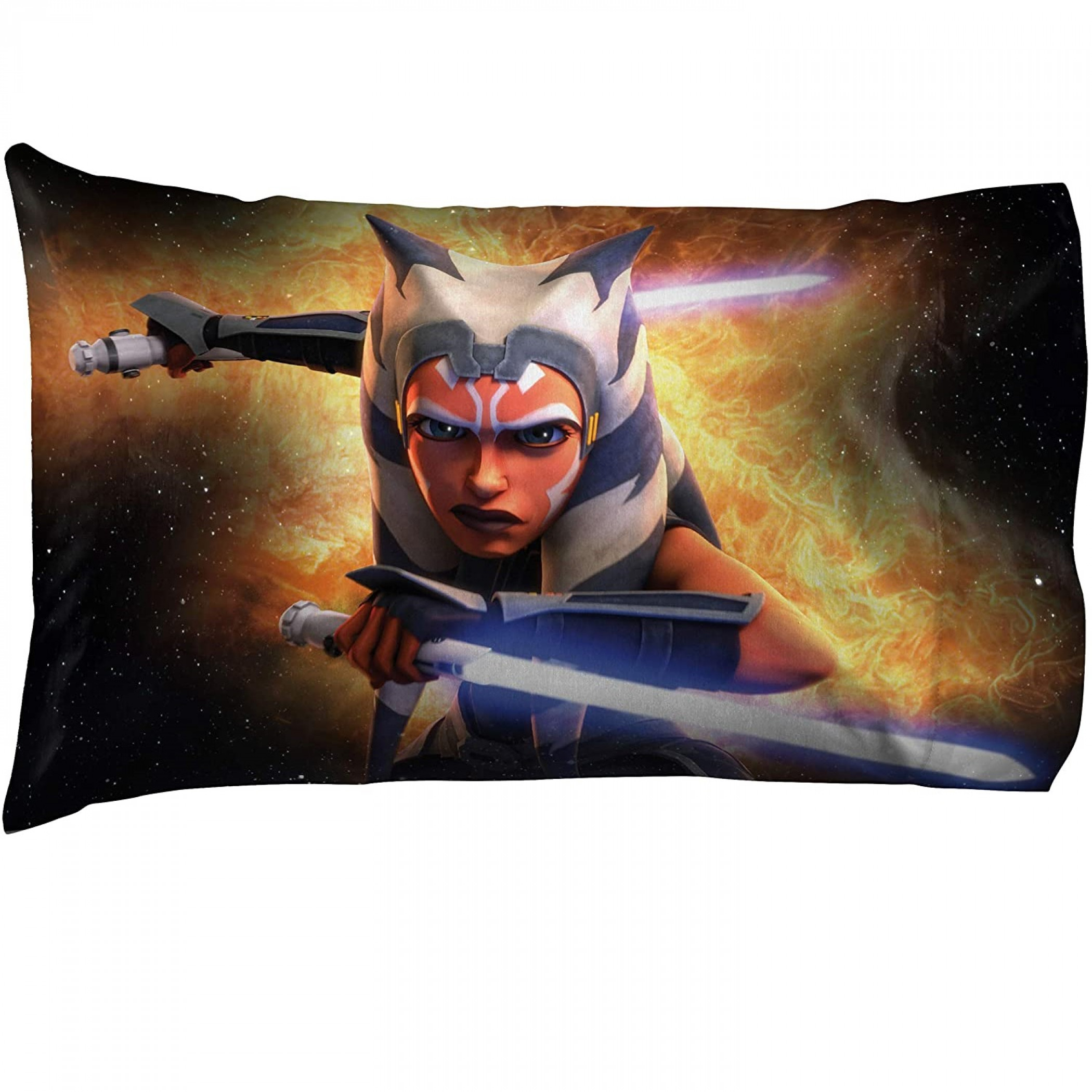 Star Wars Clone Wars Ahsoka Clone Trooper Pillowcase, Black