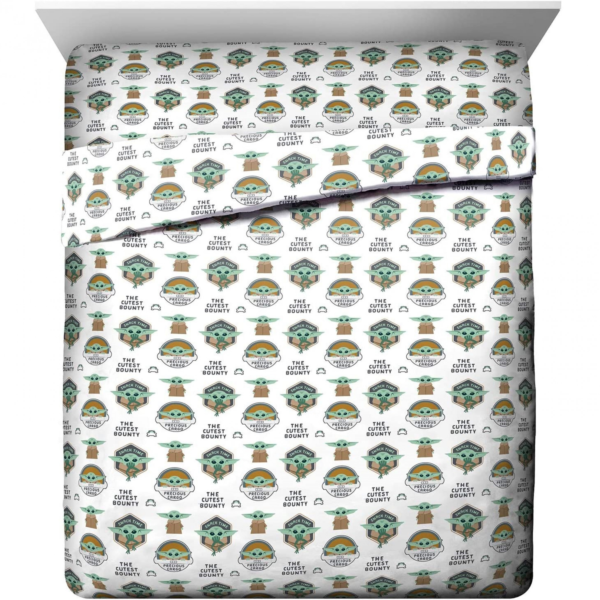 Star Wars The Mandalorian The Child Queen Sheet Set, Multi-Color