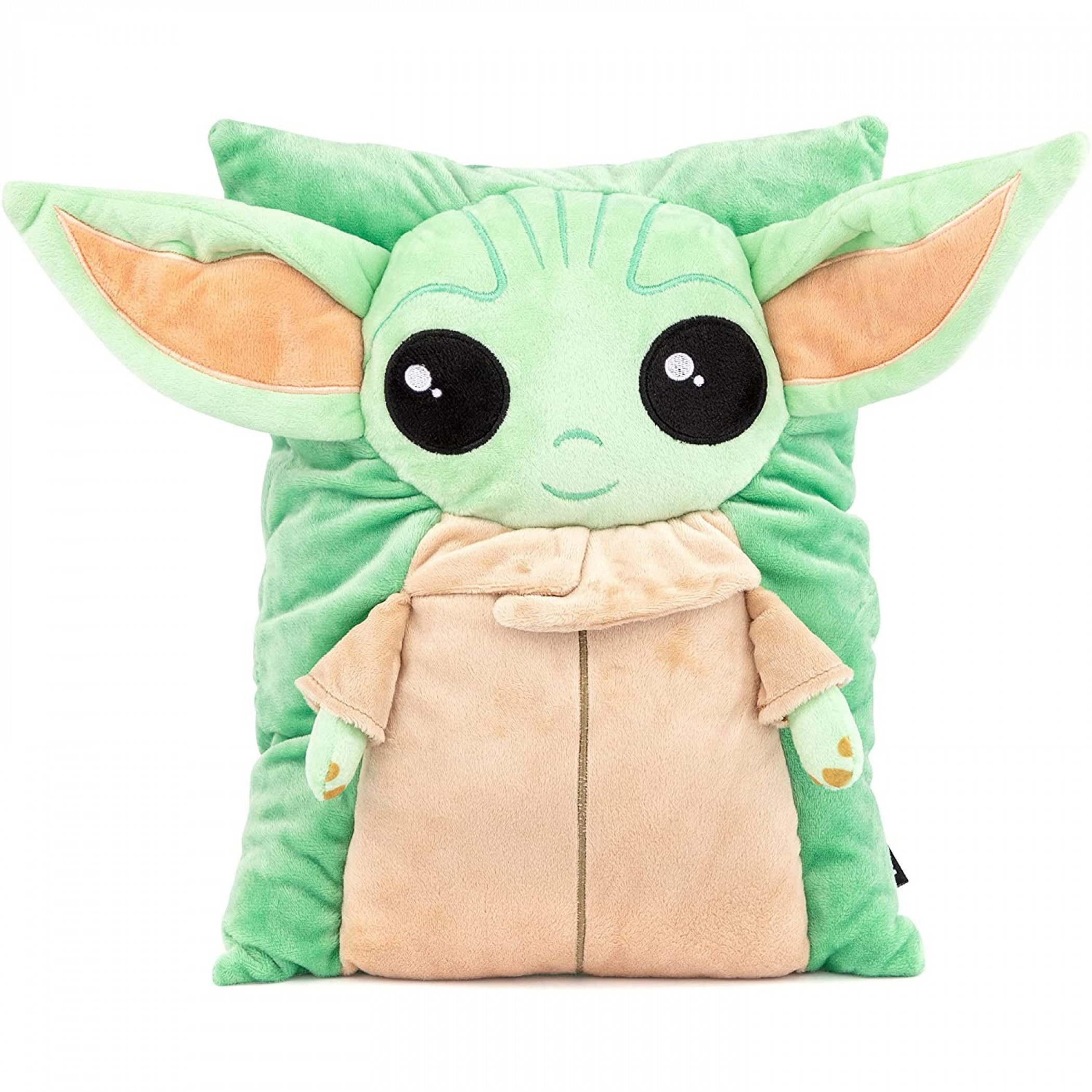 Star Wars The Mandalorian The Child Grogu 3D Snuggle Pillow, Multi-Color