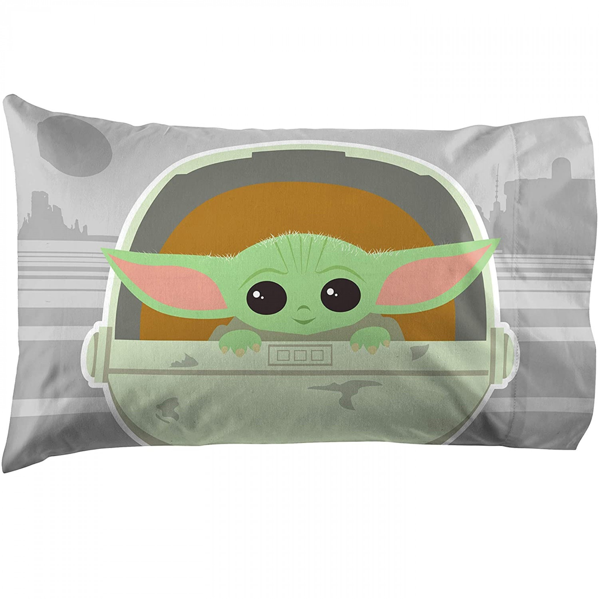 Star Wars The Mandalorian The Cutest Bounty Reversible Pillowcase, Multi-Color