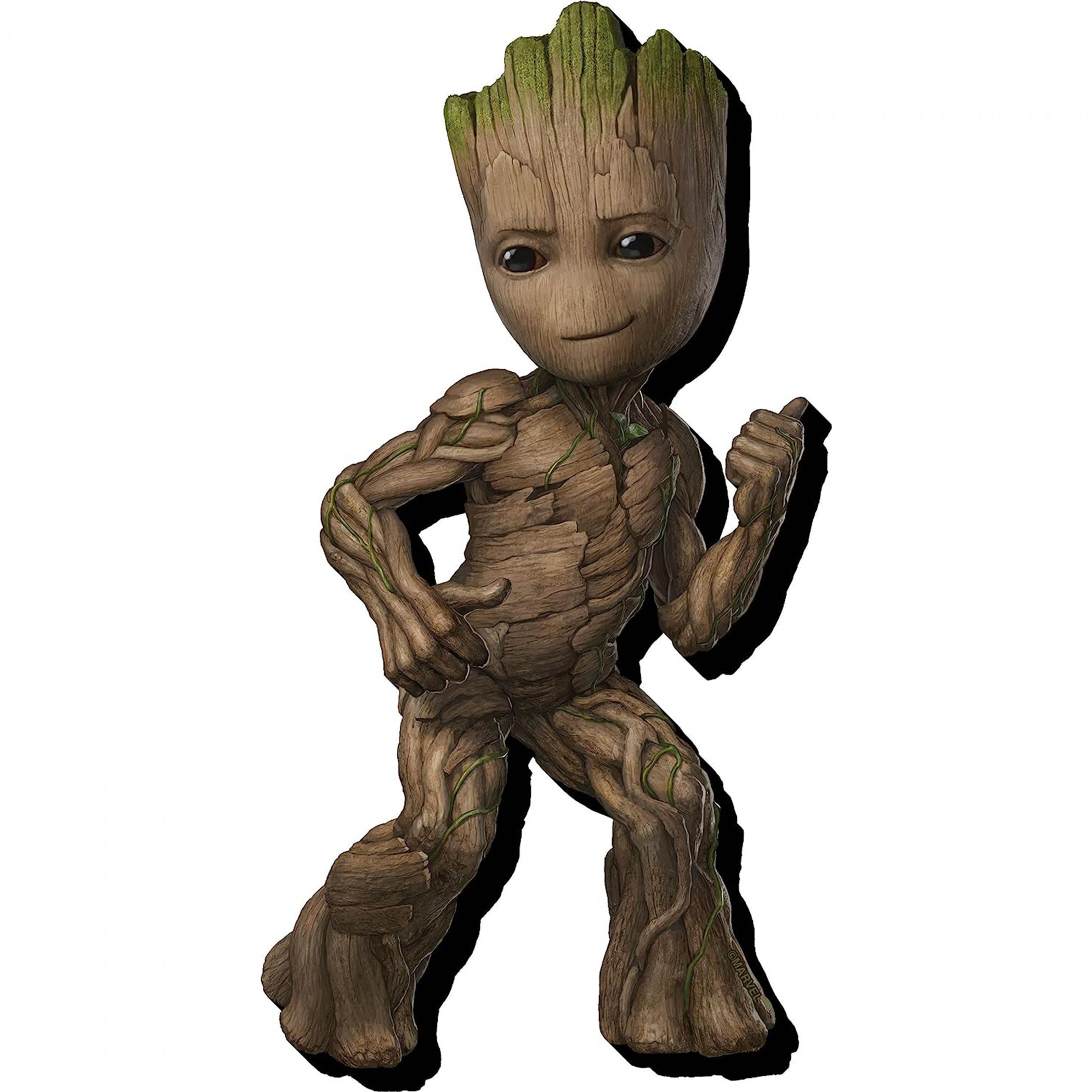 Guardians of the Galaxy Dancing Groot Chunky Magnet, Brown