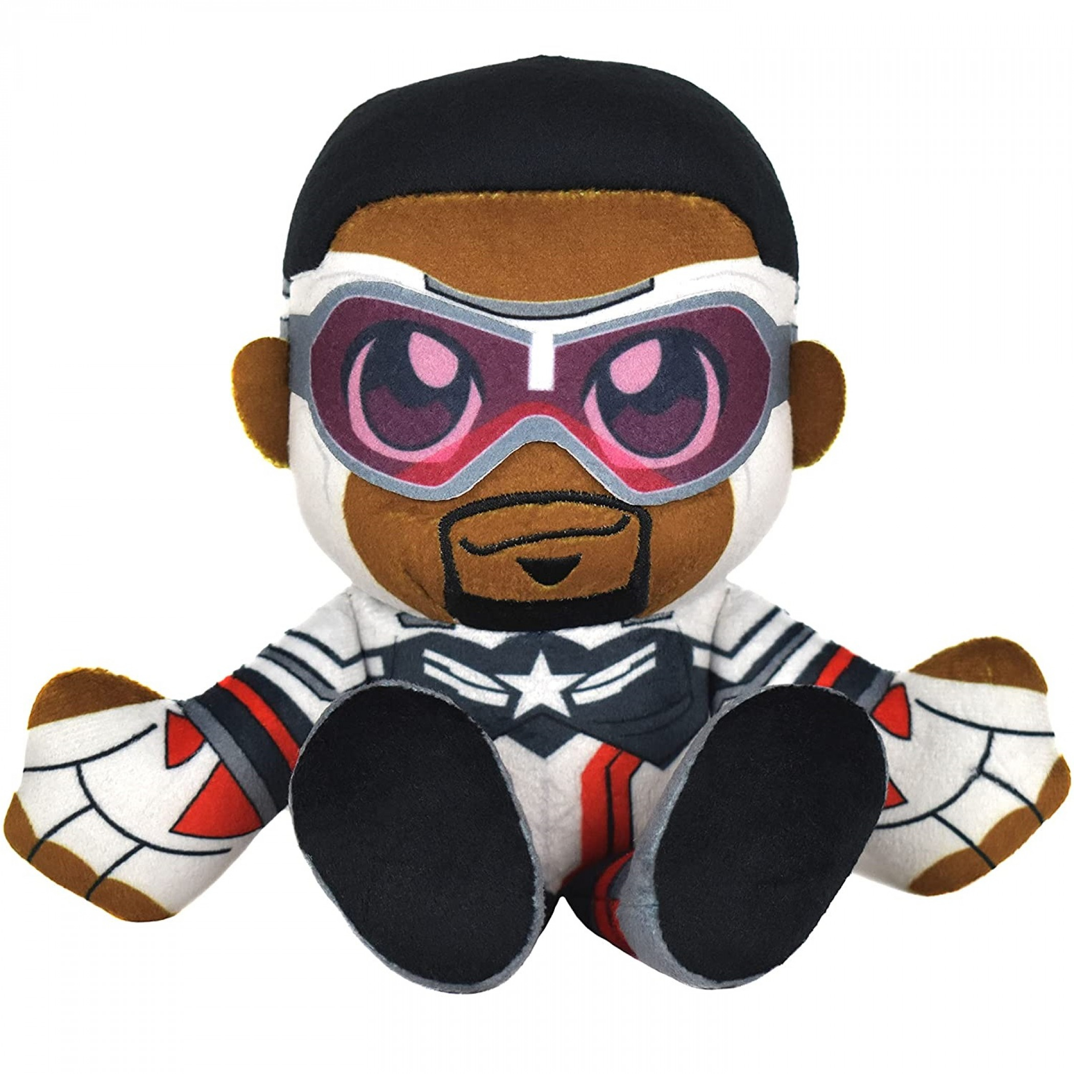 Marvel New Captain America Falcon 8' Kuricha Sitting Plush Doll, Multi-Color