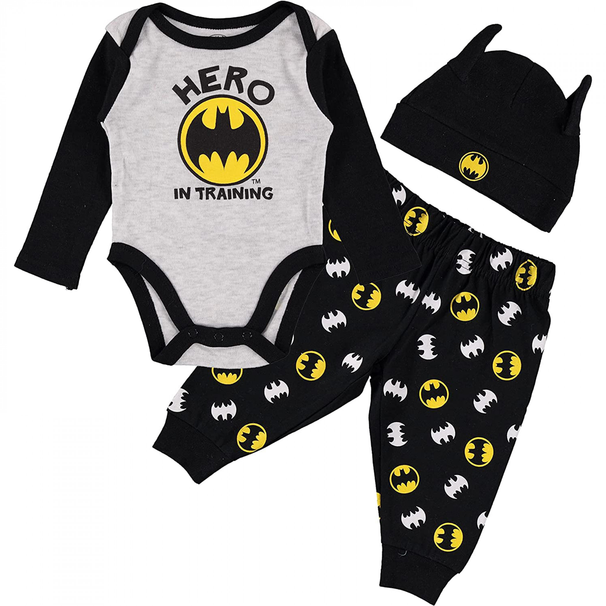 Multi 3-Piece Little Bodysuit Set