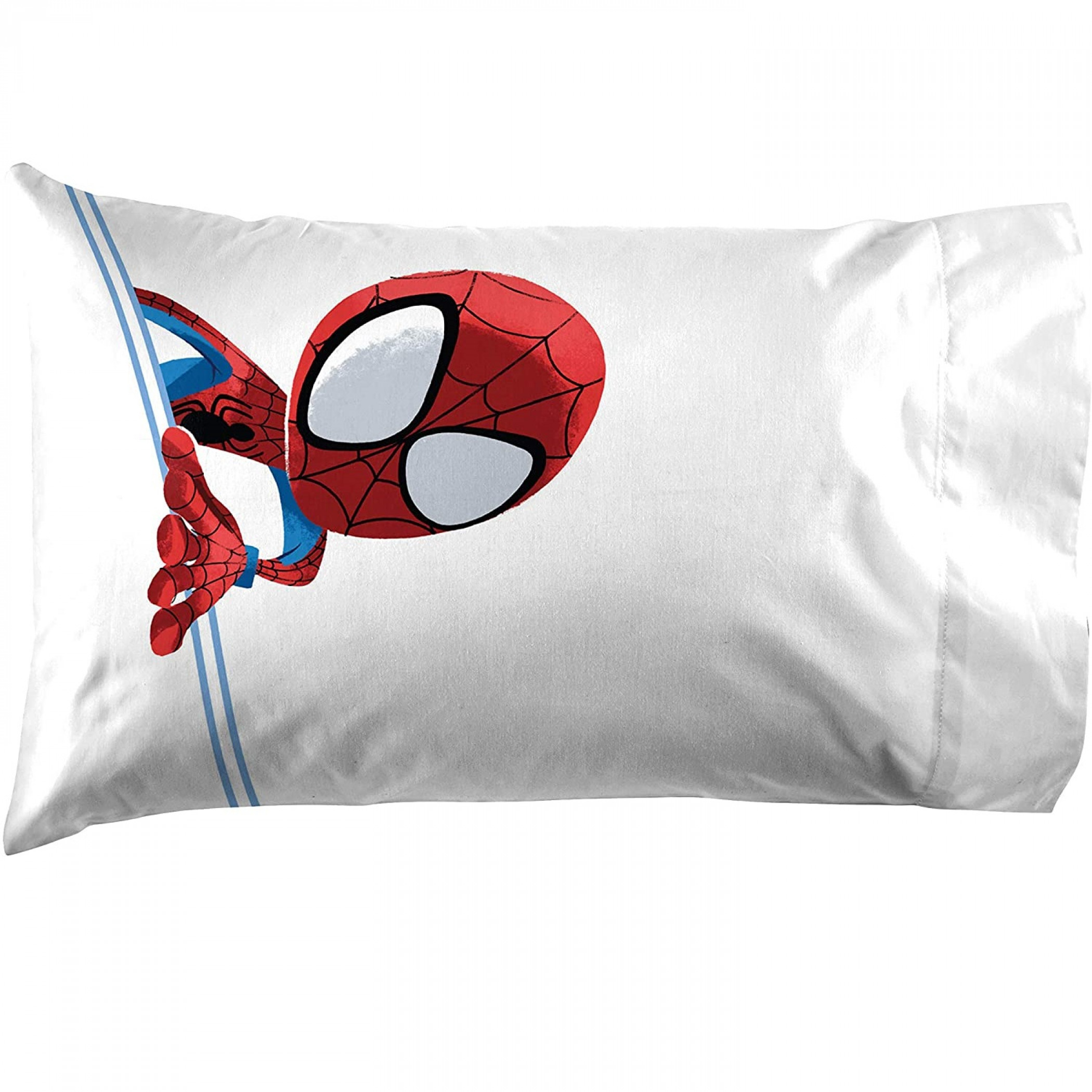 Marvel Spider-Man Hanging Out Pillowcase, White