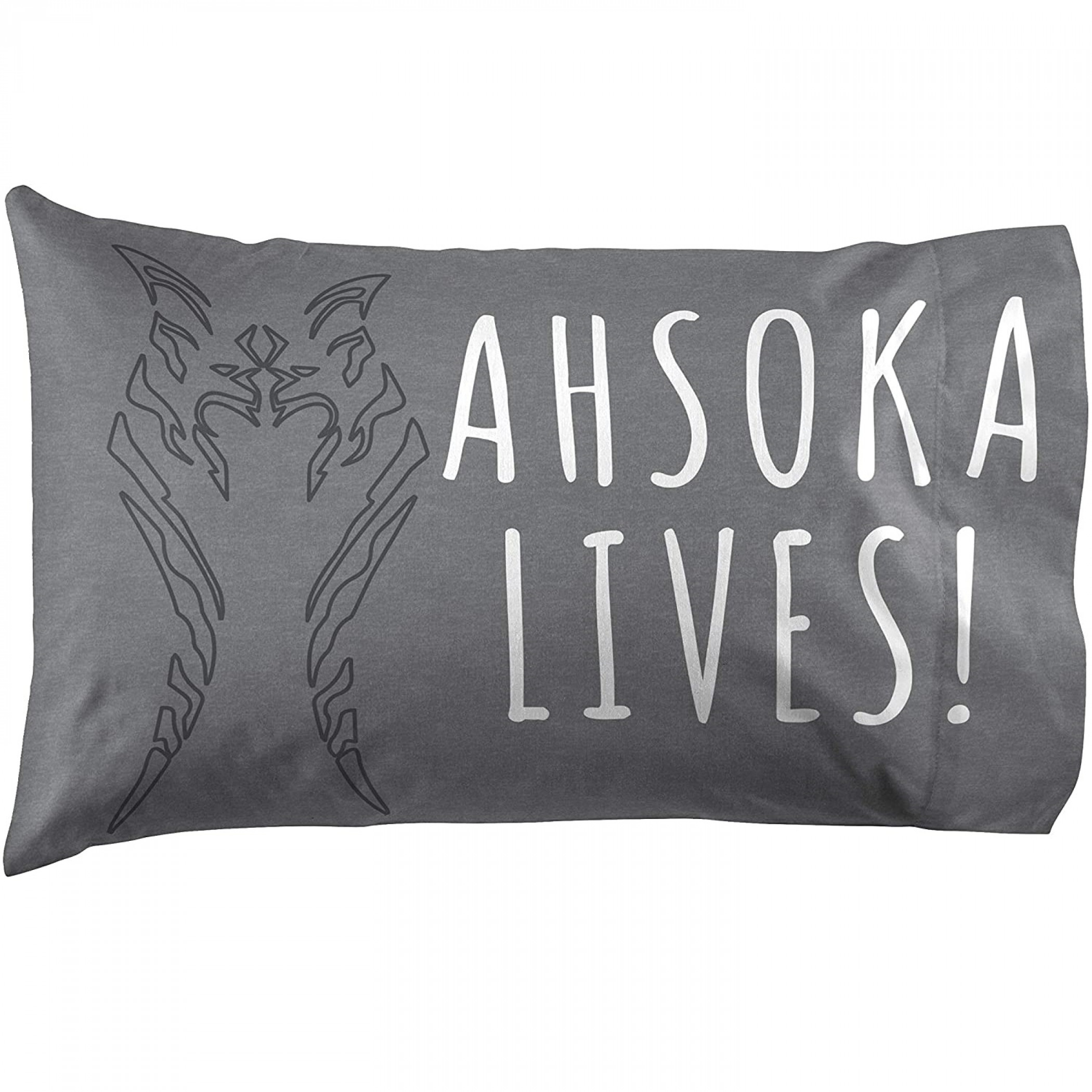 Star Wars Clone Wars Ahsoka Lives Pillowcase, Grey