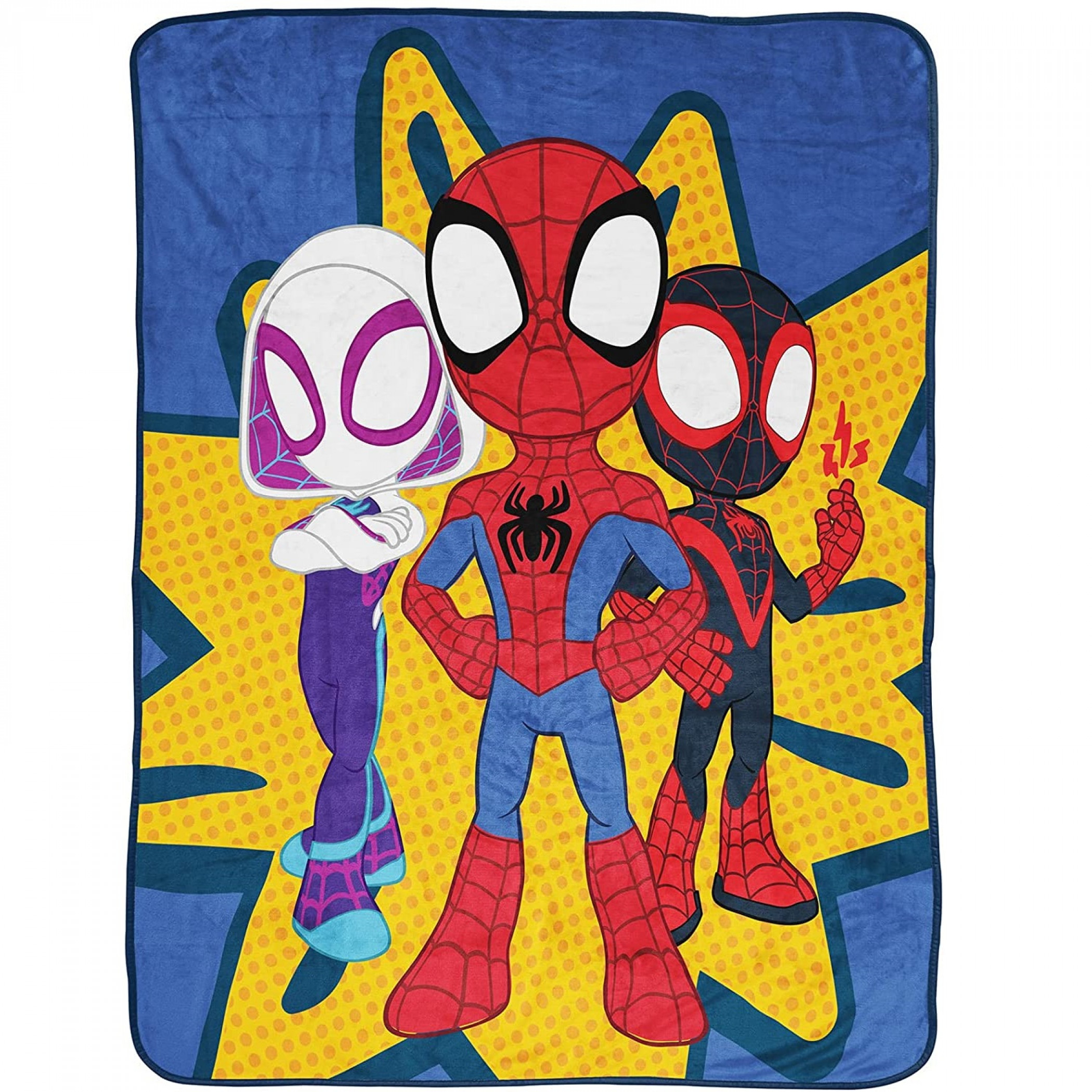 Marvel Spidey & His Amazing Friends Team Spider-Man Throw, Multi-Color