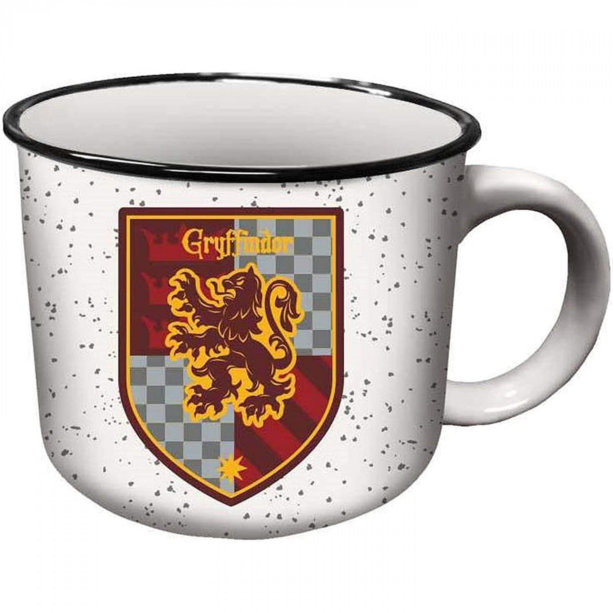 Harry Potter Gryffindor House Crest Ceramic Camper Mug, White