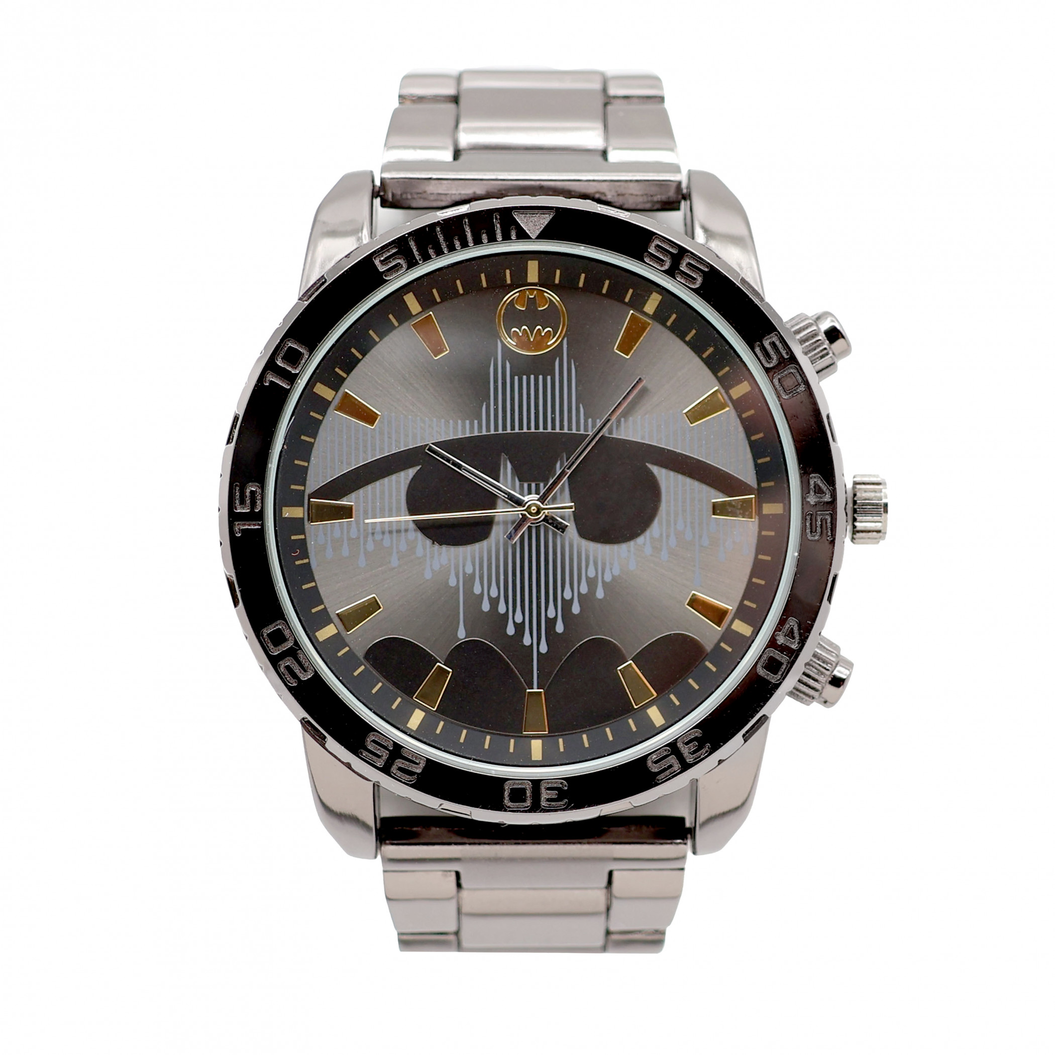Batman Gunmetal Analog Watch, Black