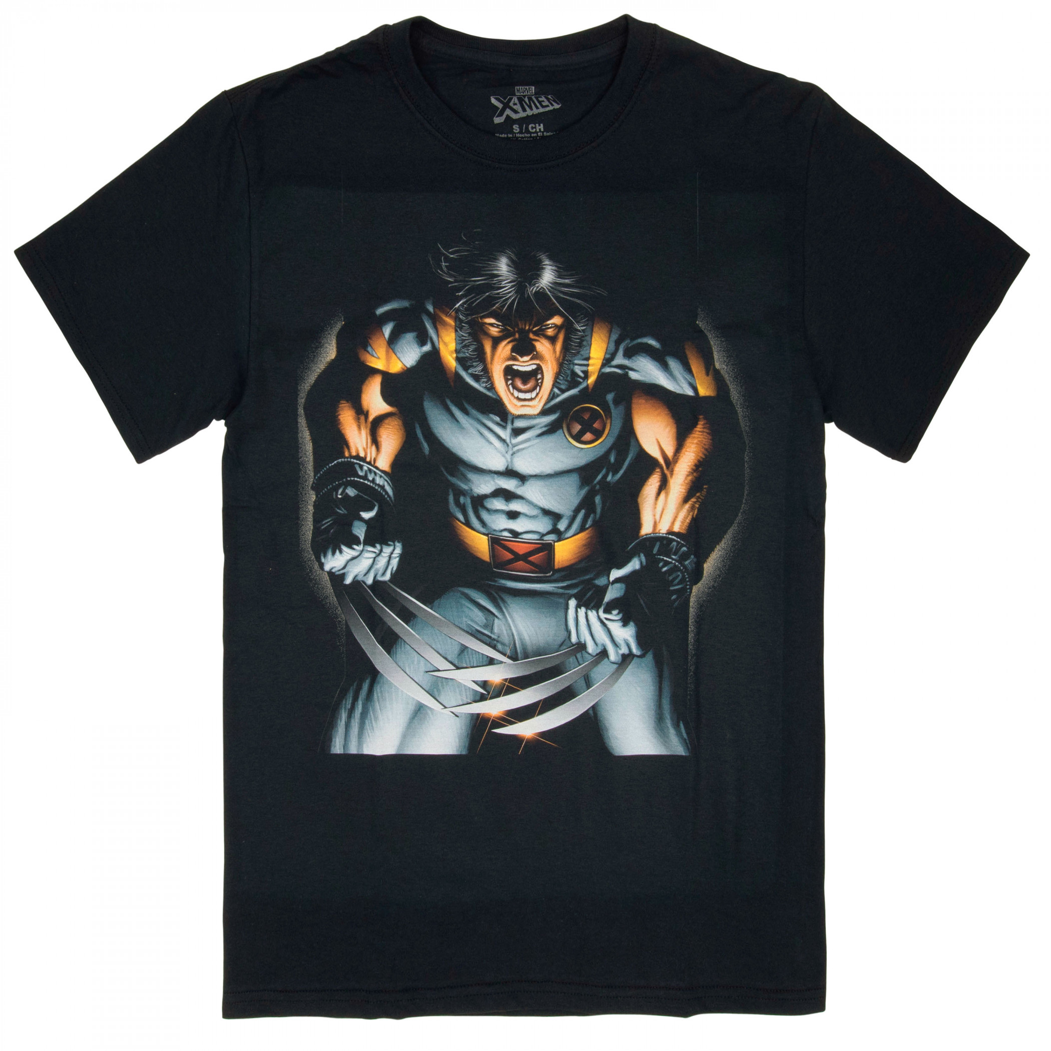 Marvel X-Men Wolverine Claws Out T-Shirt, Black