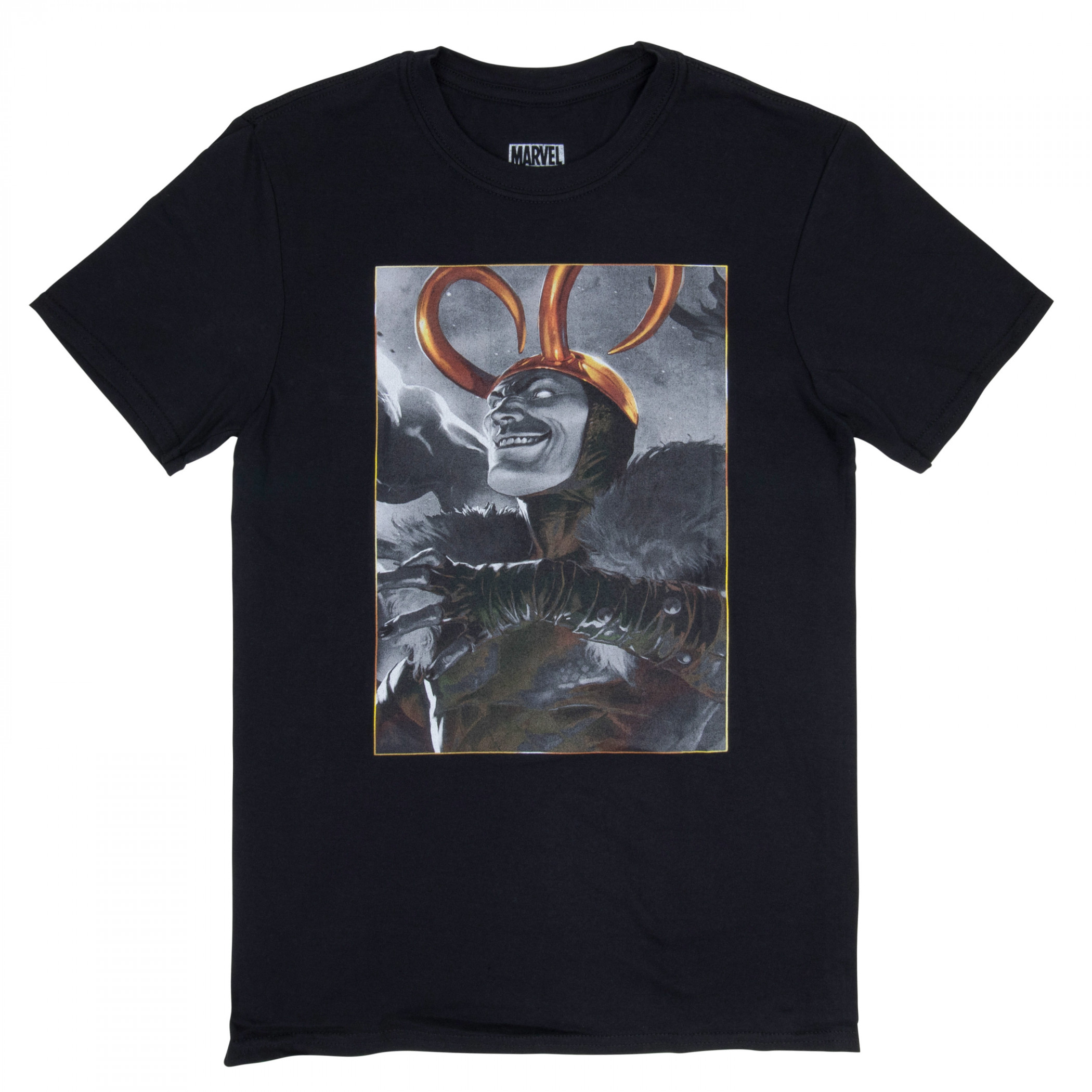 Marvel Loki Classic Comics Image T-Shirt, Black