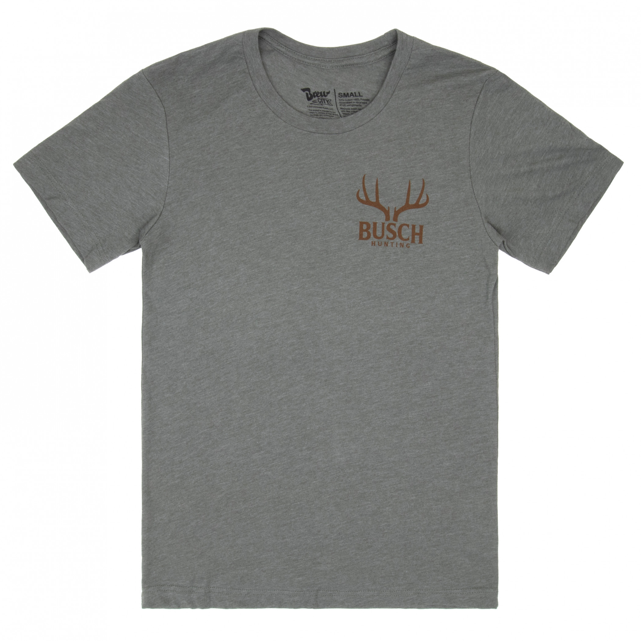 Busch Beer Brewed For The Hunt Front and Back Print T-Shirt