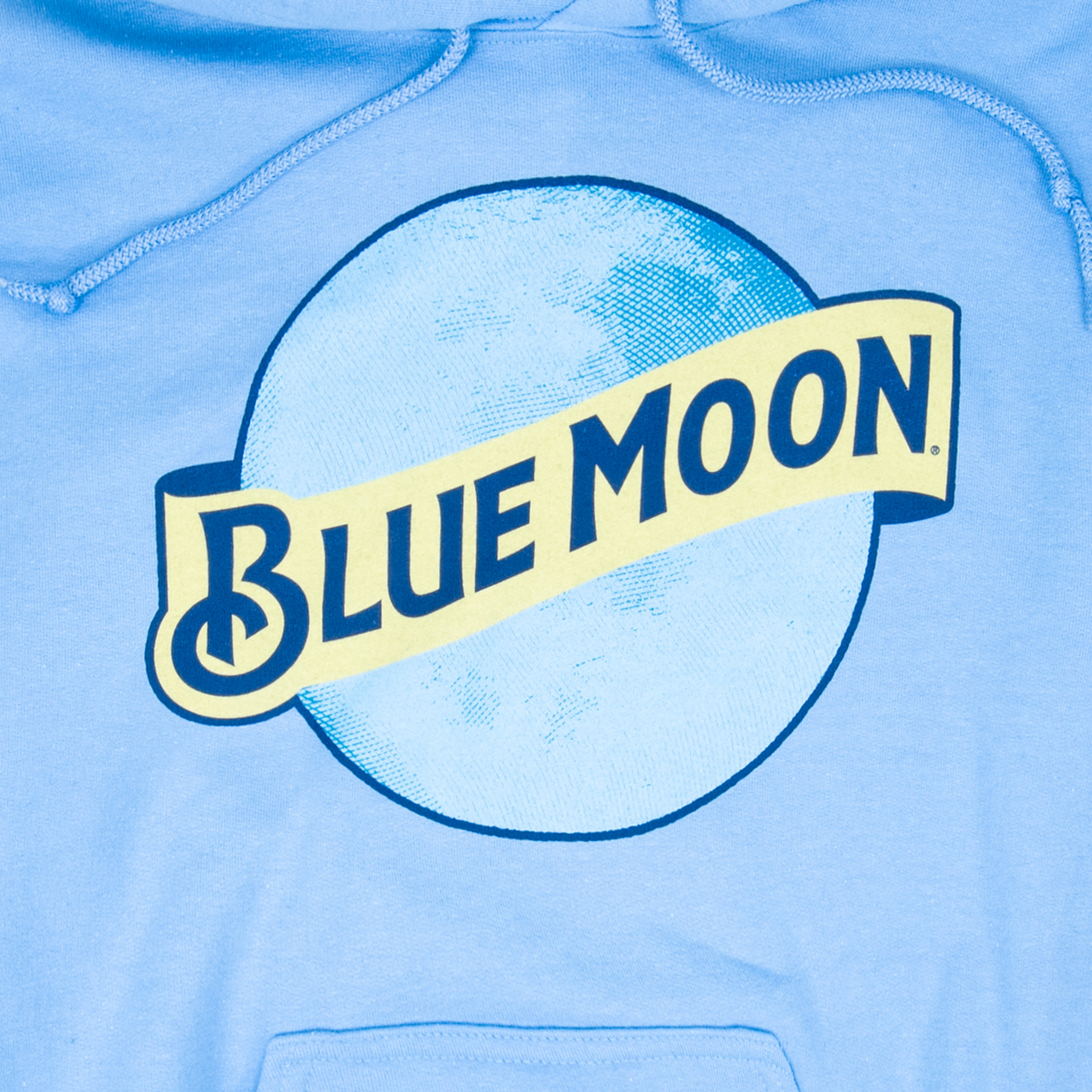 Blue Moon Classic Logo Baby Blue Hoodie