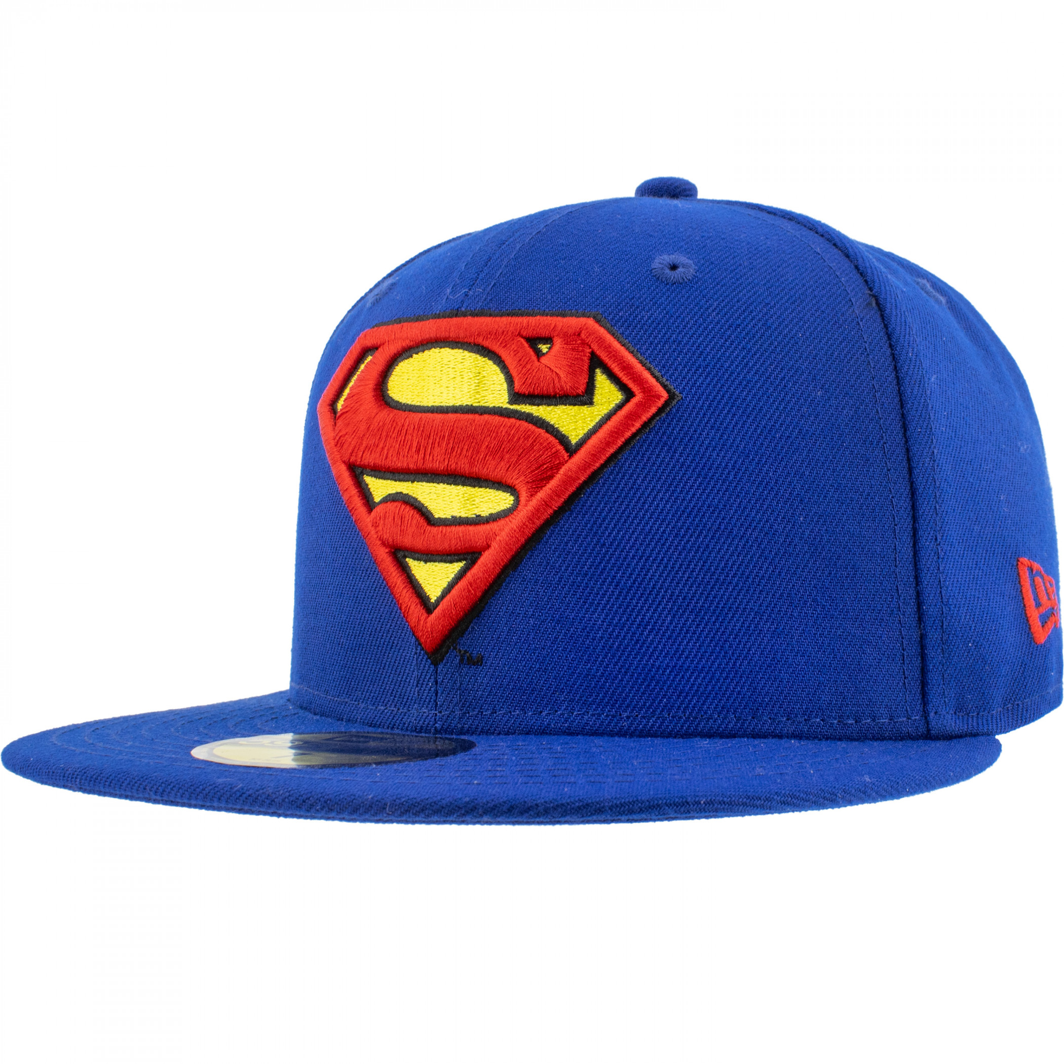 Superman Symbol Blue New Era 59Fifty Fitted Hat, Blue