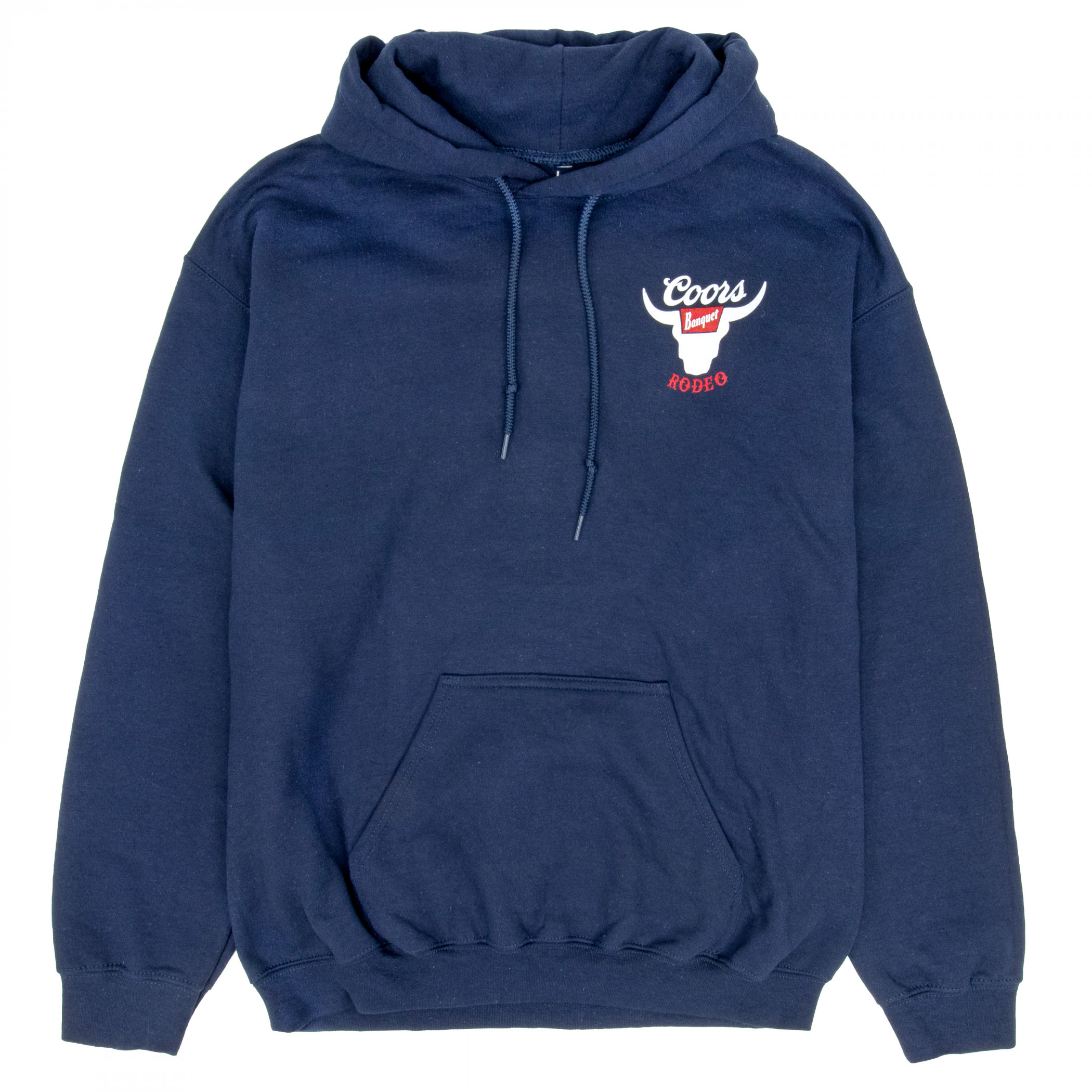 Coors Banquet Rodeo Bull Horns Logo Hoodie
