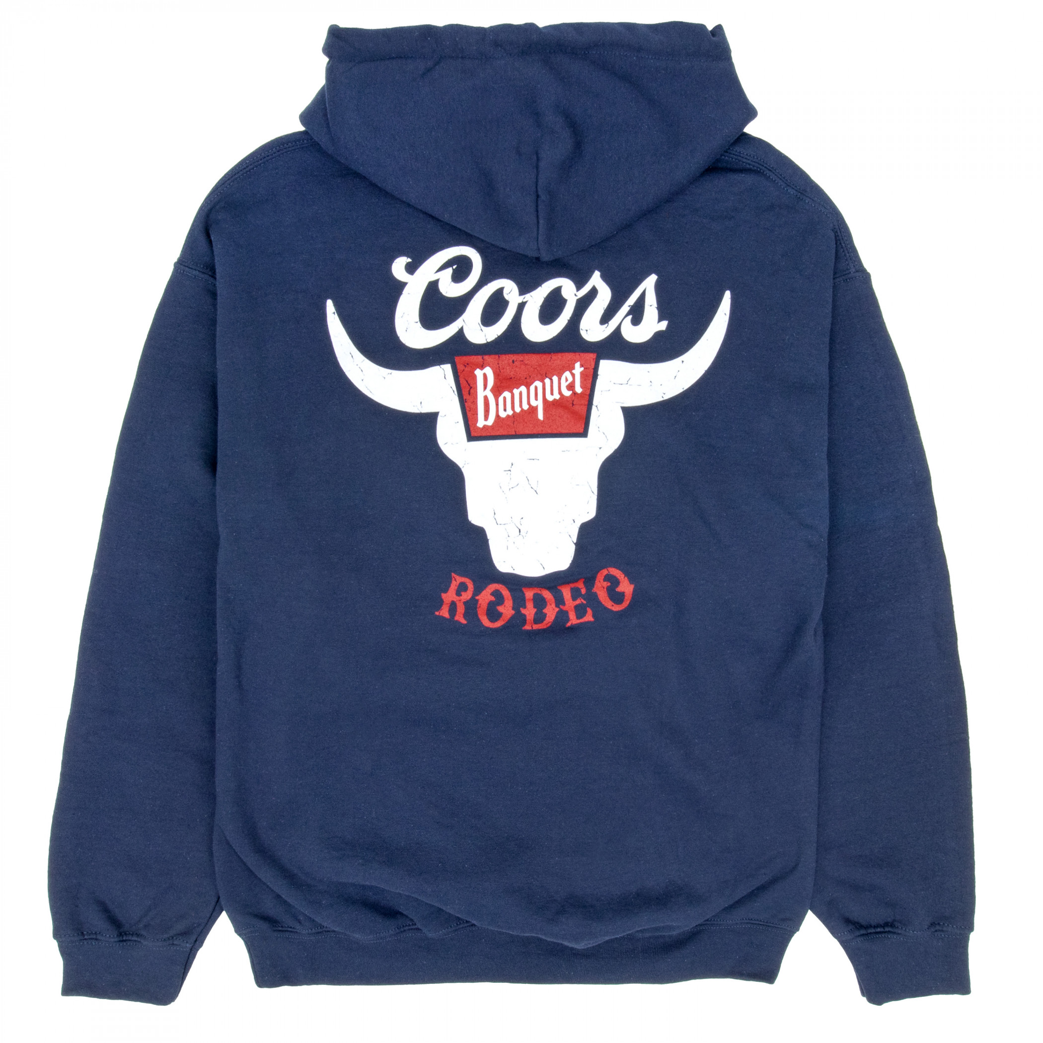 Coors Banquet Rodeo Bull Horns Logo Hoodie